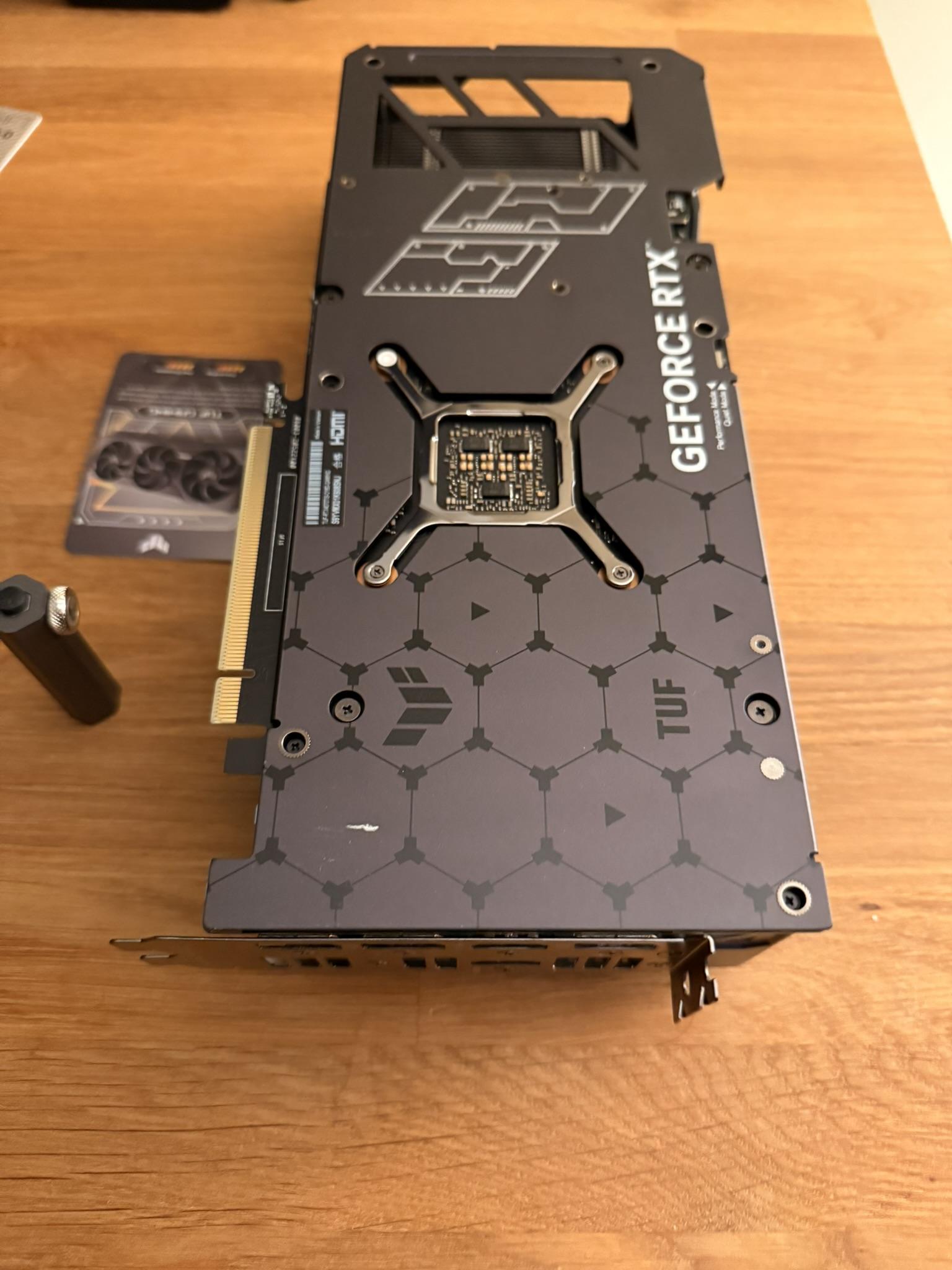 ASUS TUF Gaming NVIDIA GeForce RTX 4070 Ti SUPER OC 16 GB GDDR6X! WORKS PERFECT!