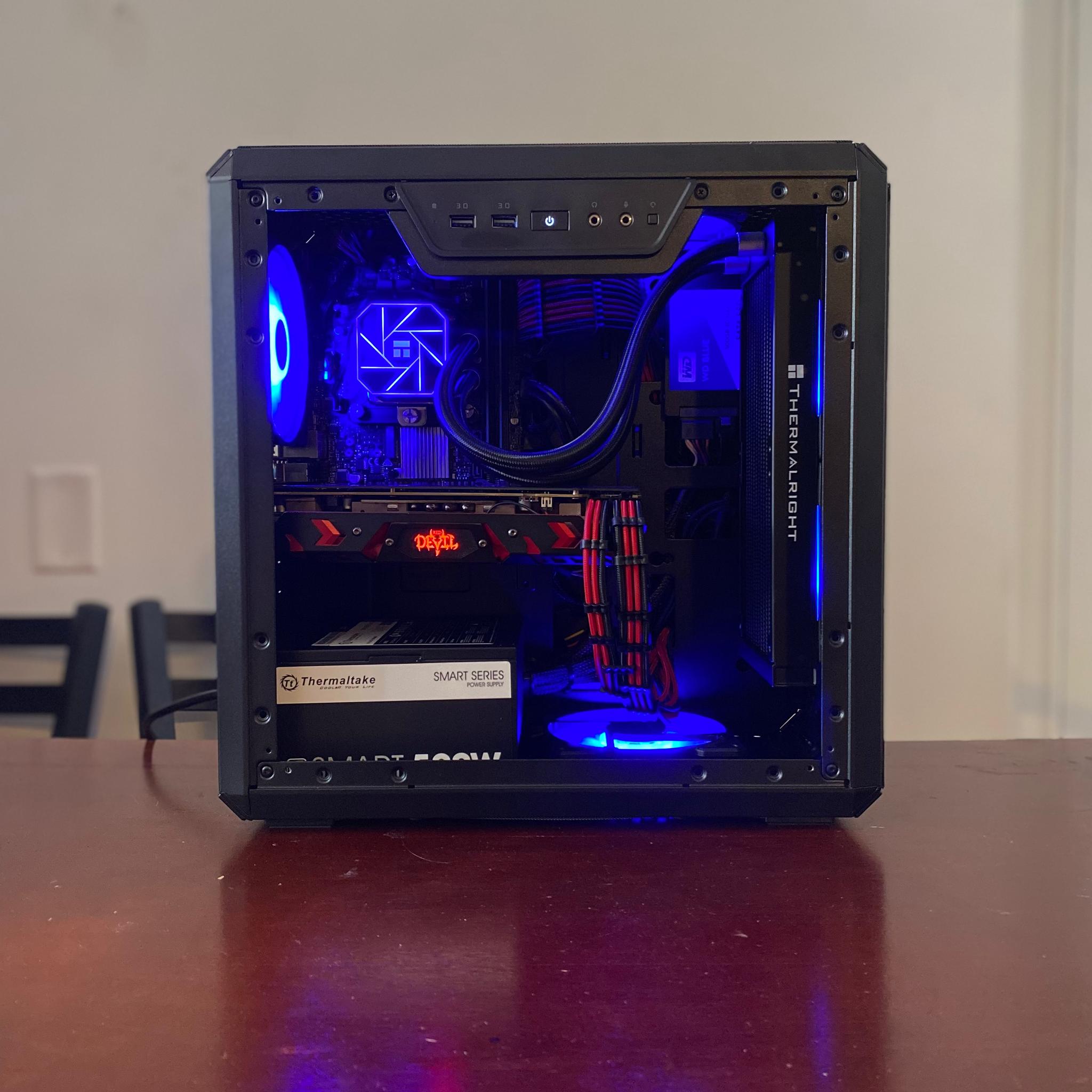 i5 8600 | RX 580 | 16gb | Liquid Cooled RGB gaming PC