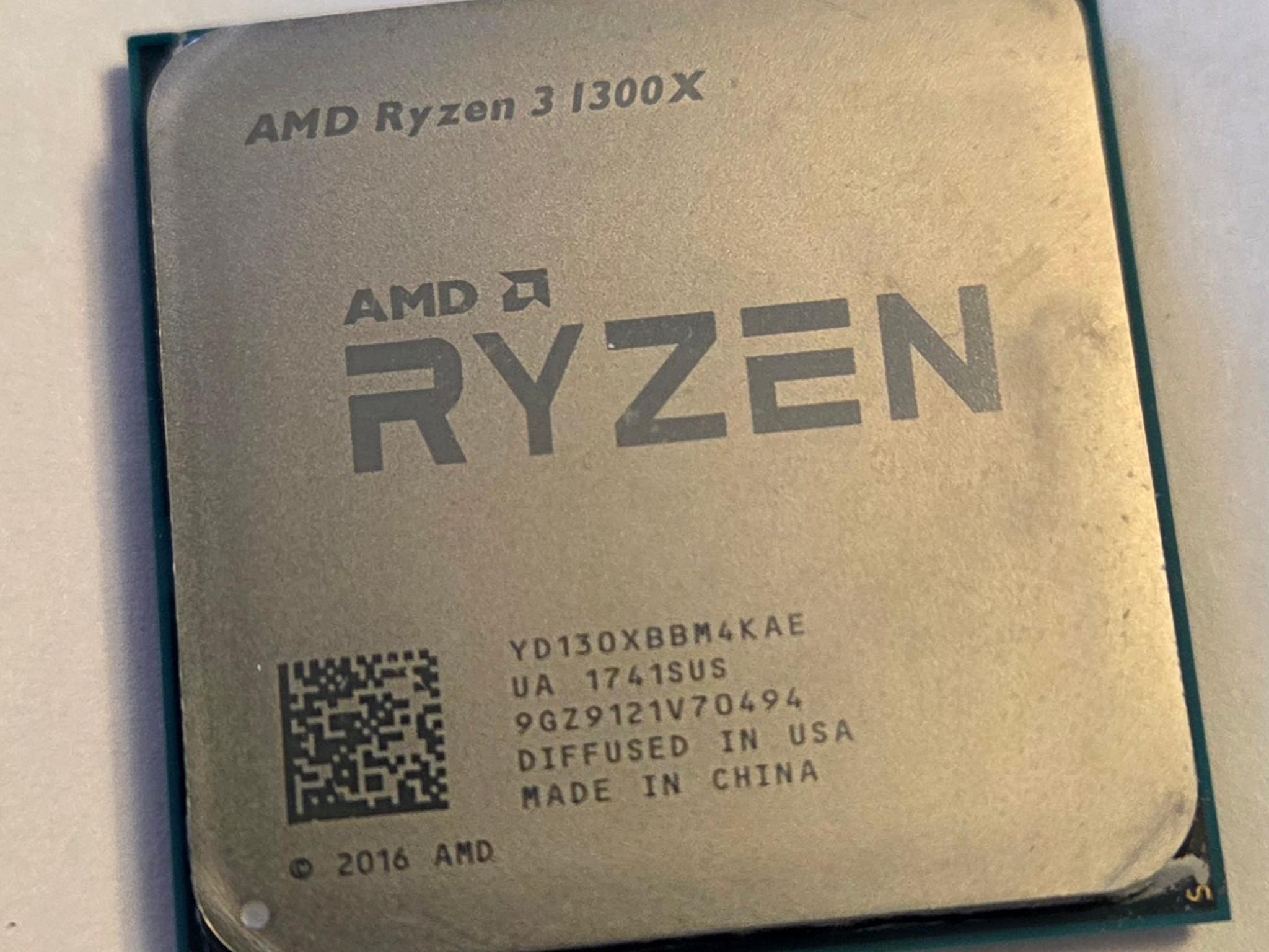 AMD Ryzen 3 1300X