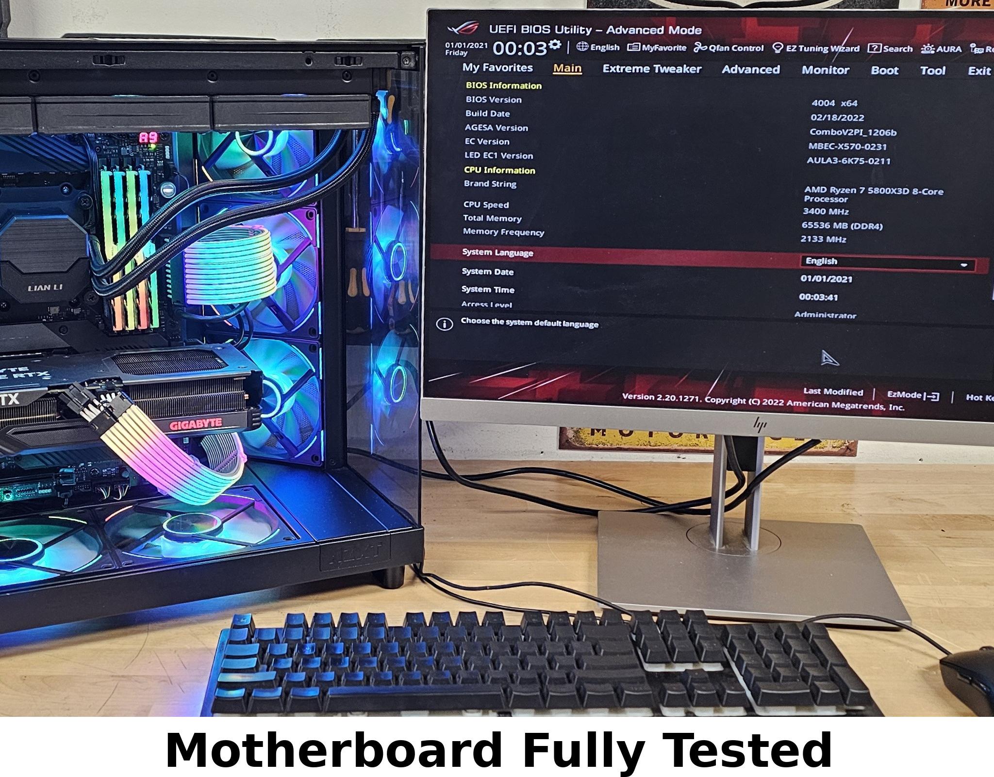 X570 ASUS ROG Crosshair VIII HERO WIFI DDR4 AMD AM4 ATX Motherboard