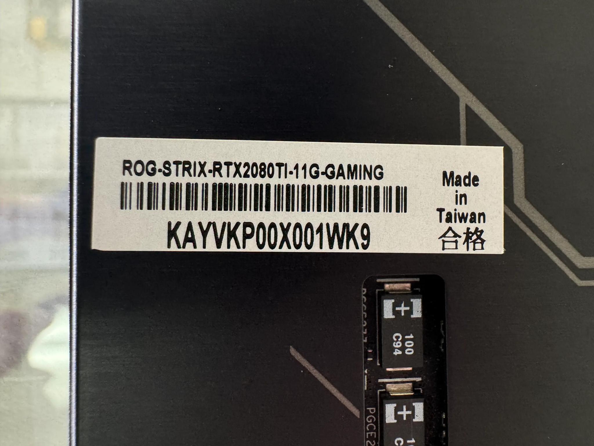 ASUS ROG Strix GeForce RTX 2080 TI 11GB Graphics Card (Refurbished)