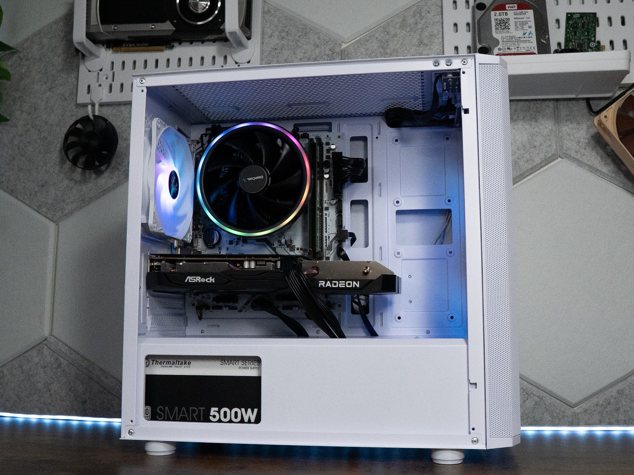 🌨🌌 | ASROCK RX 6600 8GB OC | RYZEN 5 5500 | 16GB DDR4 RAM | 1.25TB | Arctic Sky