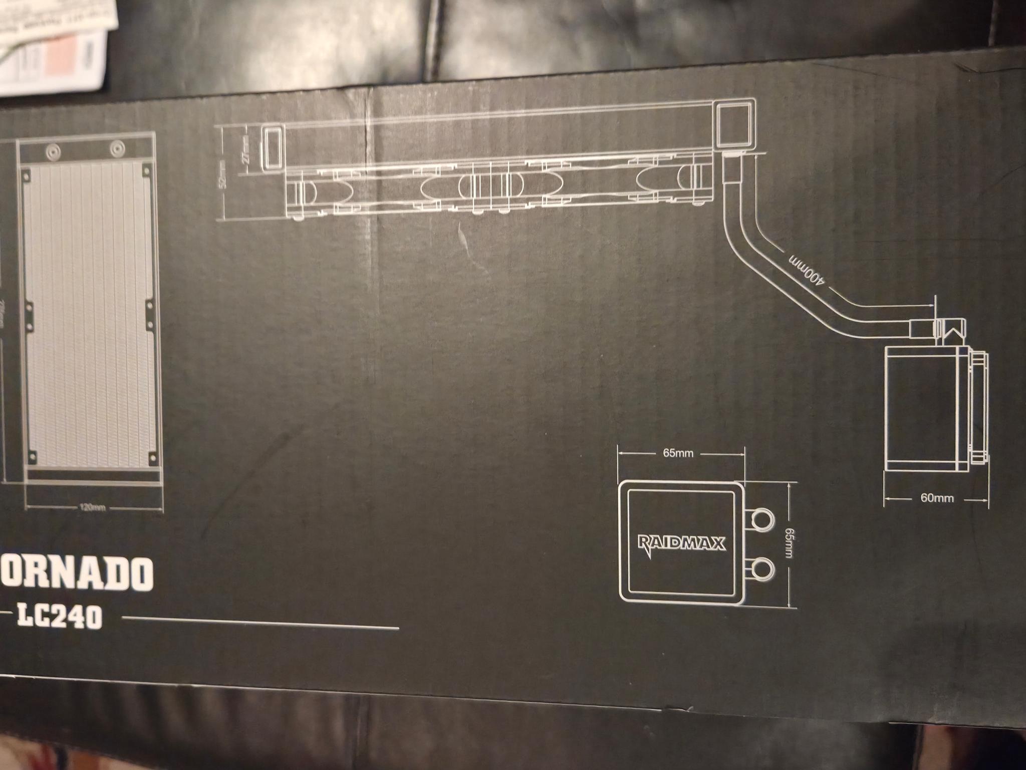 RAIDMAX TORNADO LC240 AIO COOLER! ARGB 240MM AIO CPU COOLER!