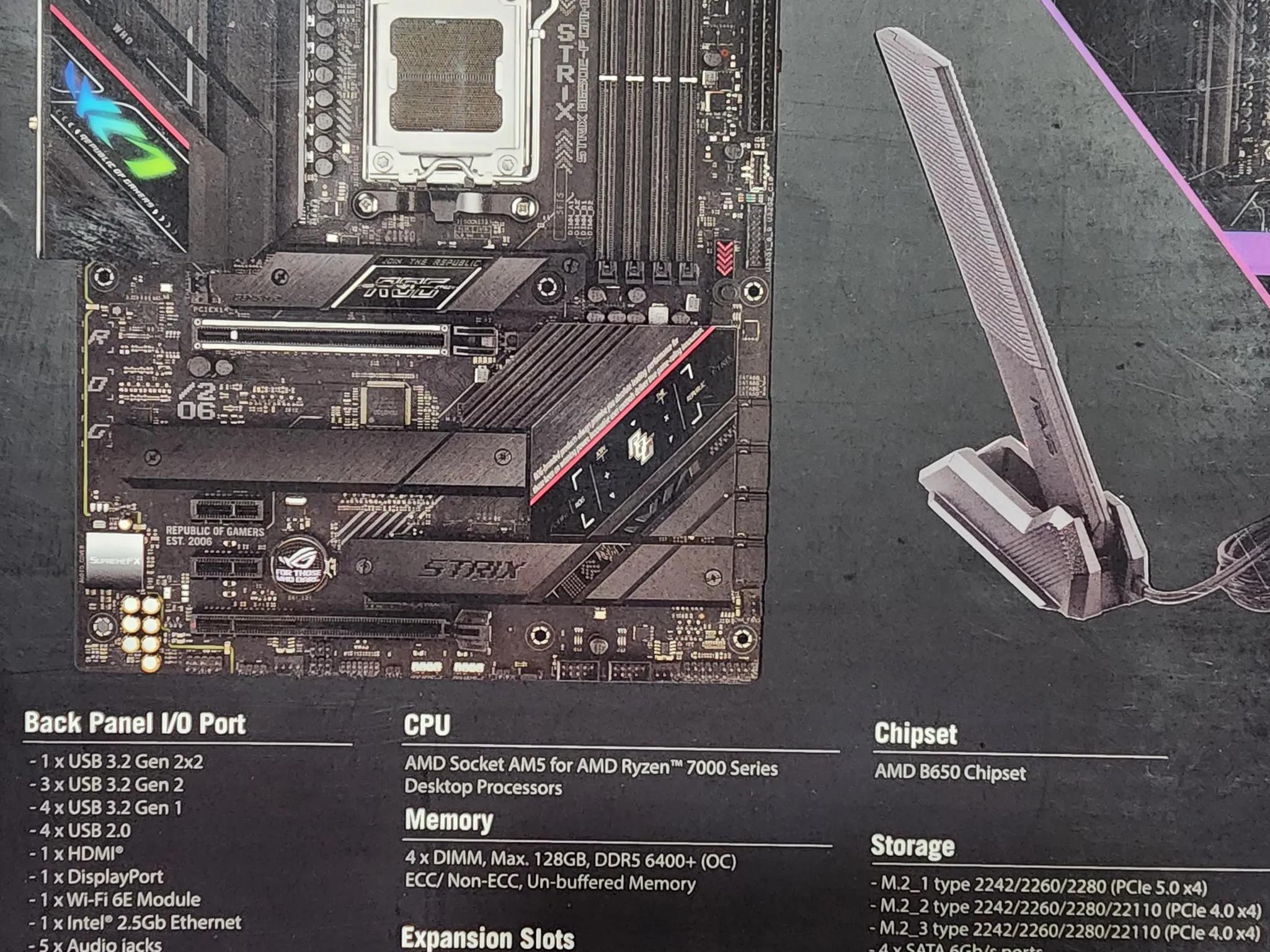 ASUS ROG Strix B650E-F Gaming WiFi