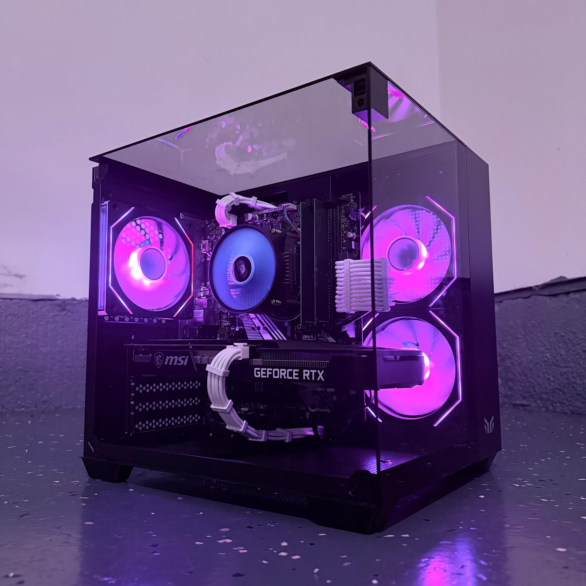 ❄️"Lunar Frost "❄️| 1080p Gaming | RTX 3060 12GB | i7 9700F | 16B Ram | 1.5TB Storage