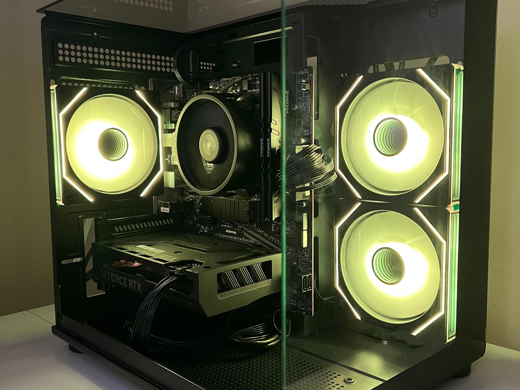 | RTX 4060 | ryzen 5 5500 | 16gb ddr4-3200mhz | 1tb nvme ssd | 1440p/4k gaming mid ranged
