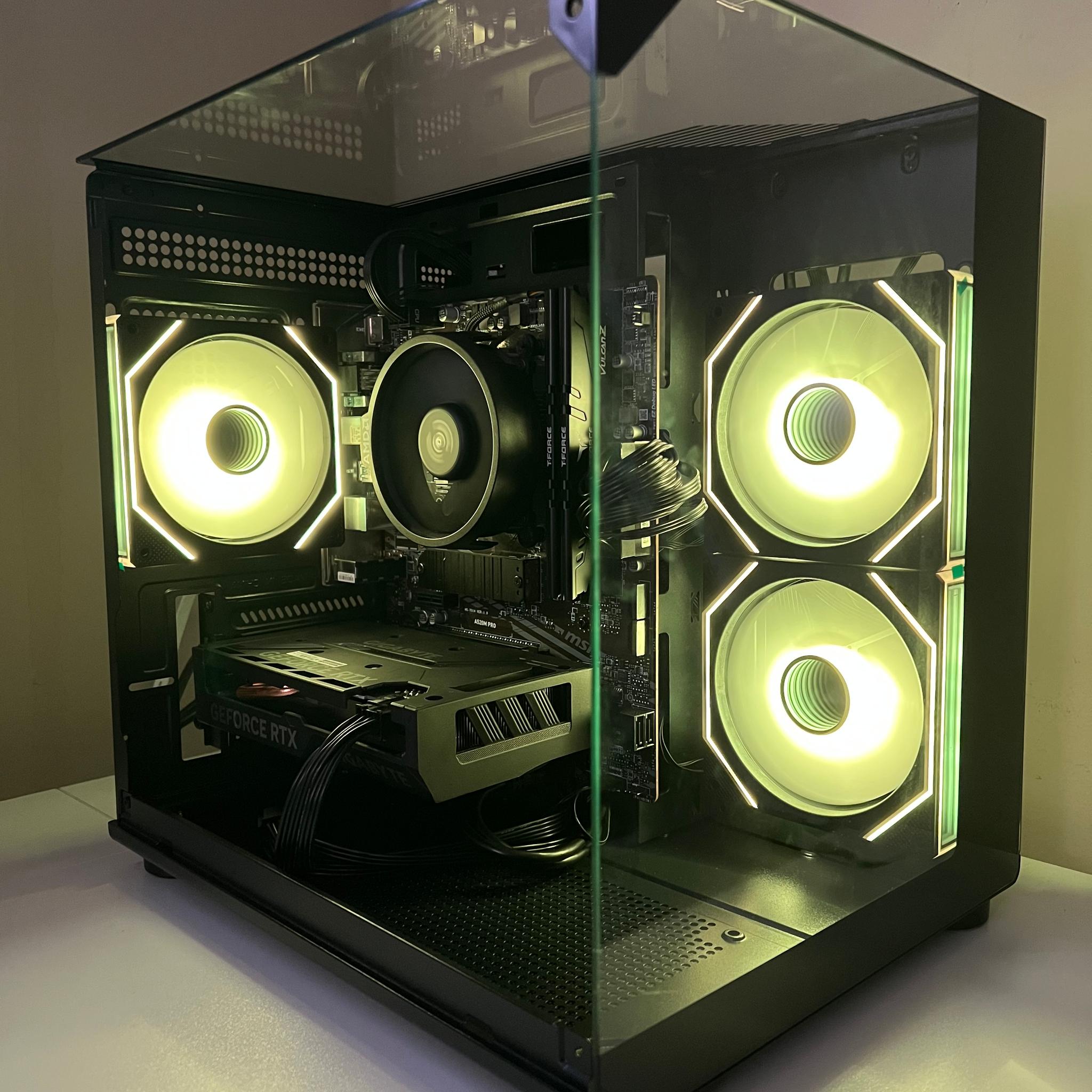| RTX 4060 | ryzen 5 5500 | 16gb ddr4-3200mhz | 1tb nvme ssd | 1440p/4k gaming mid ranged