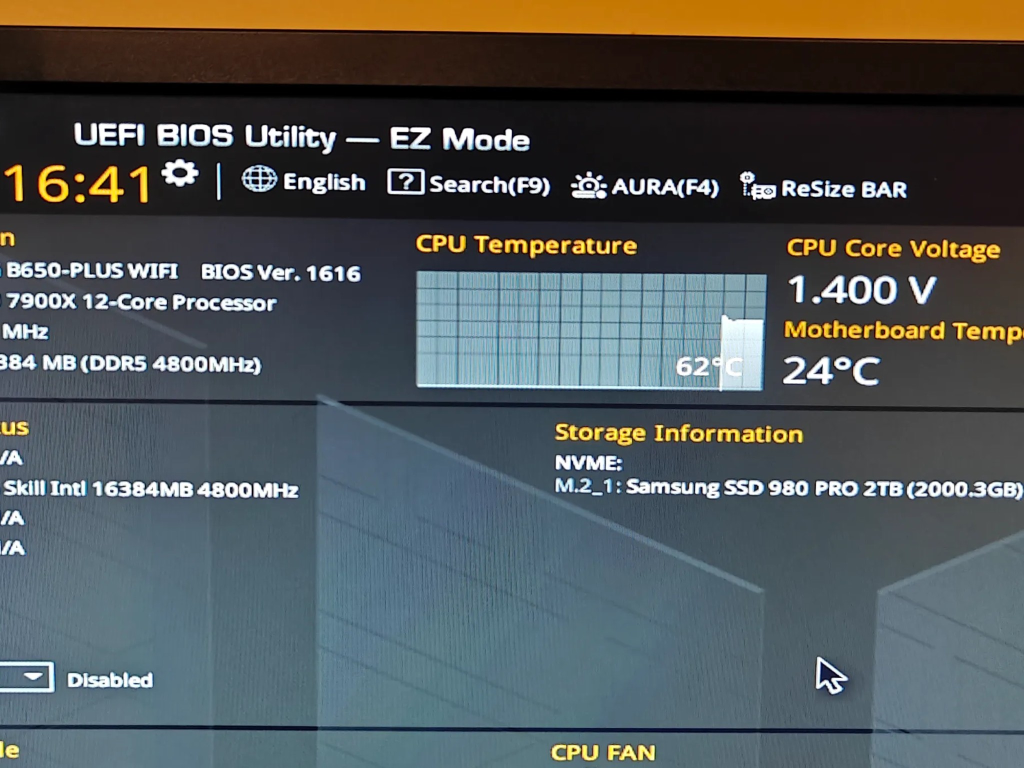 ASUS TUF Gaming B650-PLUS Wi-Fi Socket LGA 1700 AMD ATX Gaming Motherboard