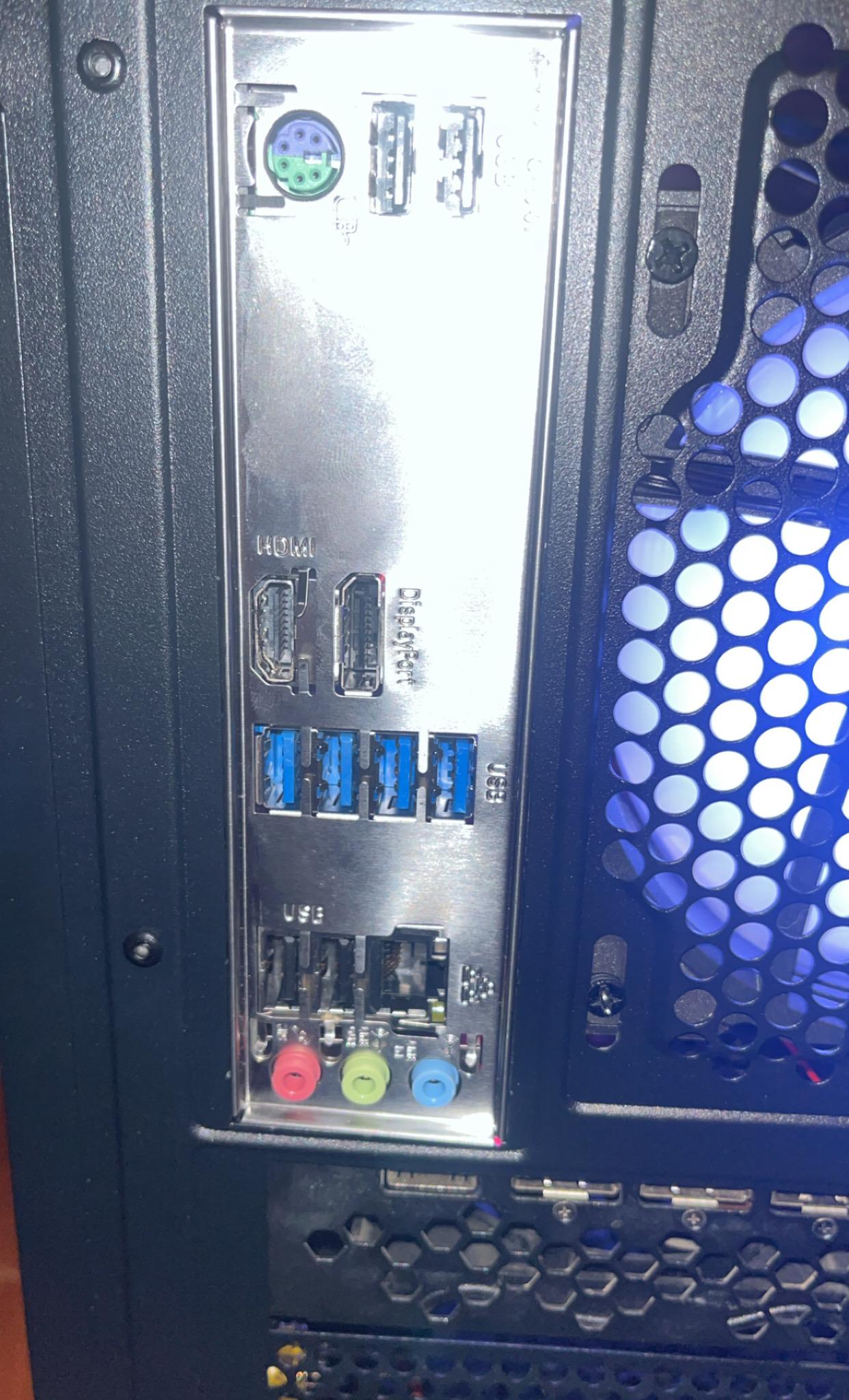 3060 TI Ryzen, 5 5500 16 gigs of DDR 4 one terabyte nvm ssd great 1080 pc