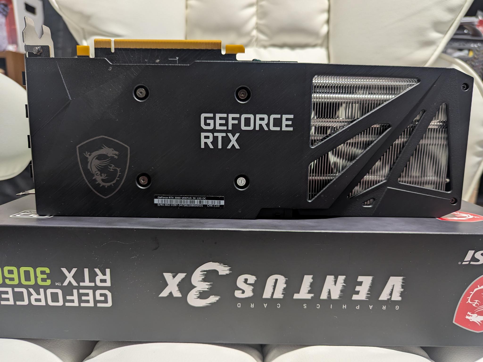 MSI Ventus 3x NVIDIA GeForce RTX 3060 OC
