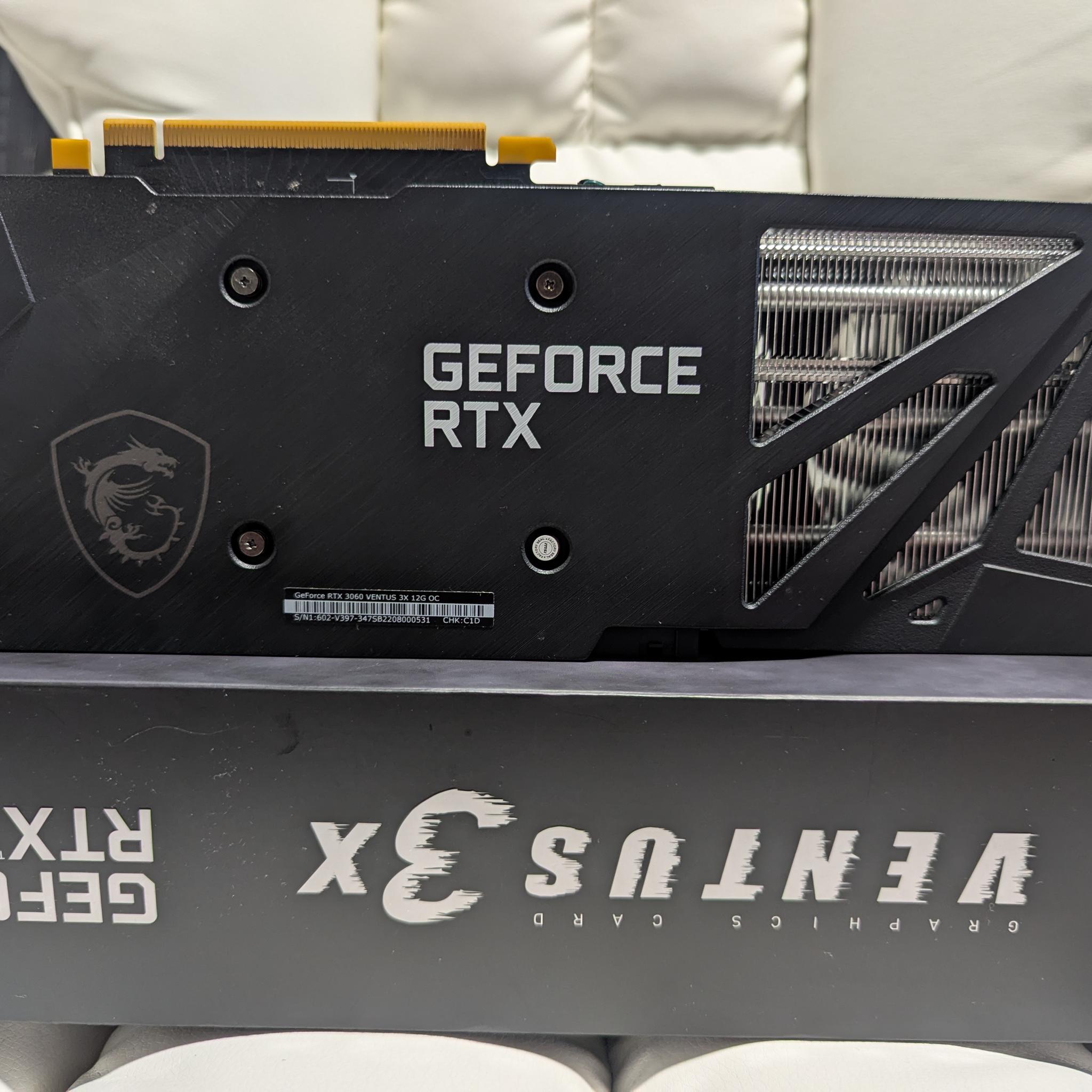MSI Ventus 3x NVIDIA GeForce RTX 3060 OC