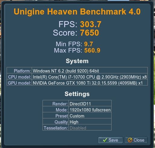 (#3) i7-10700/GTX 1080 Ti - 1440P Game On..