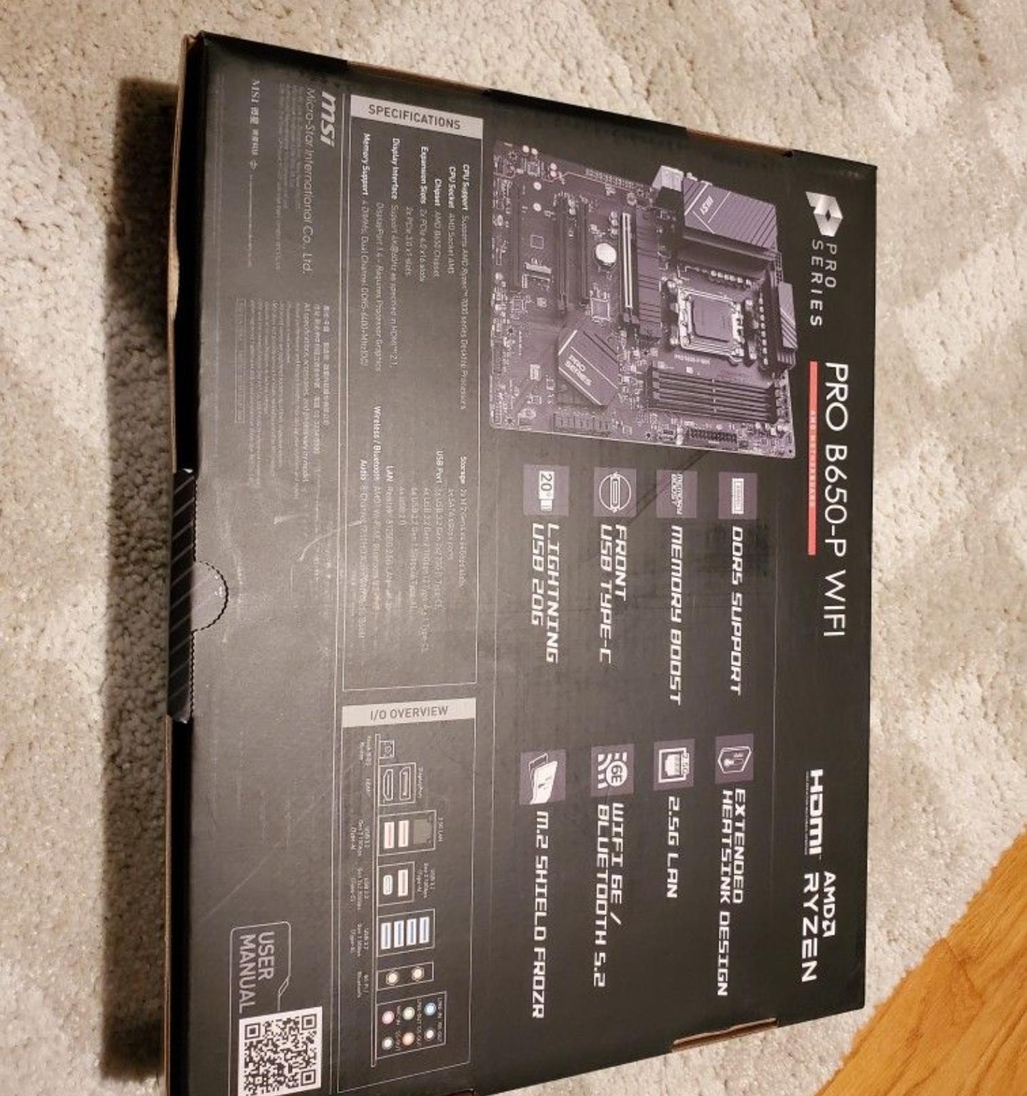 MSI PRO B650-P WIFI AM5 ATX