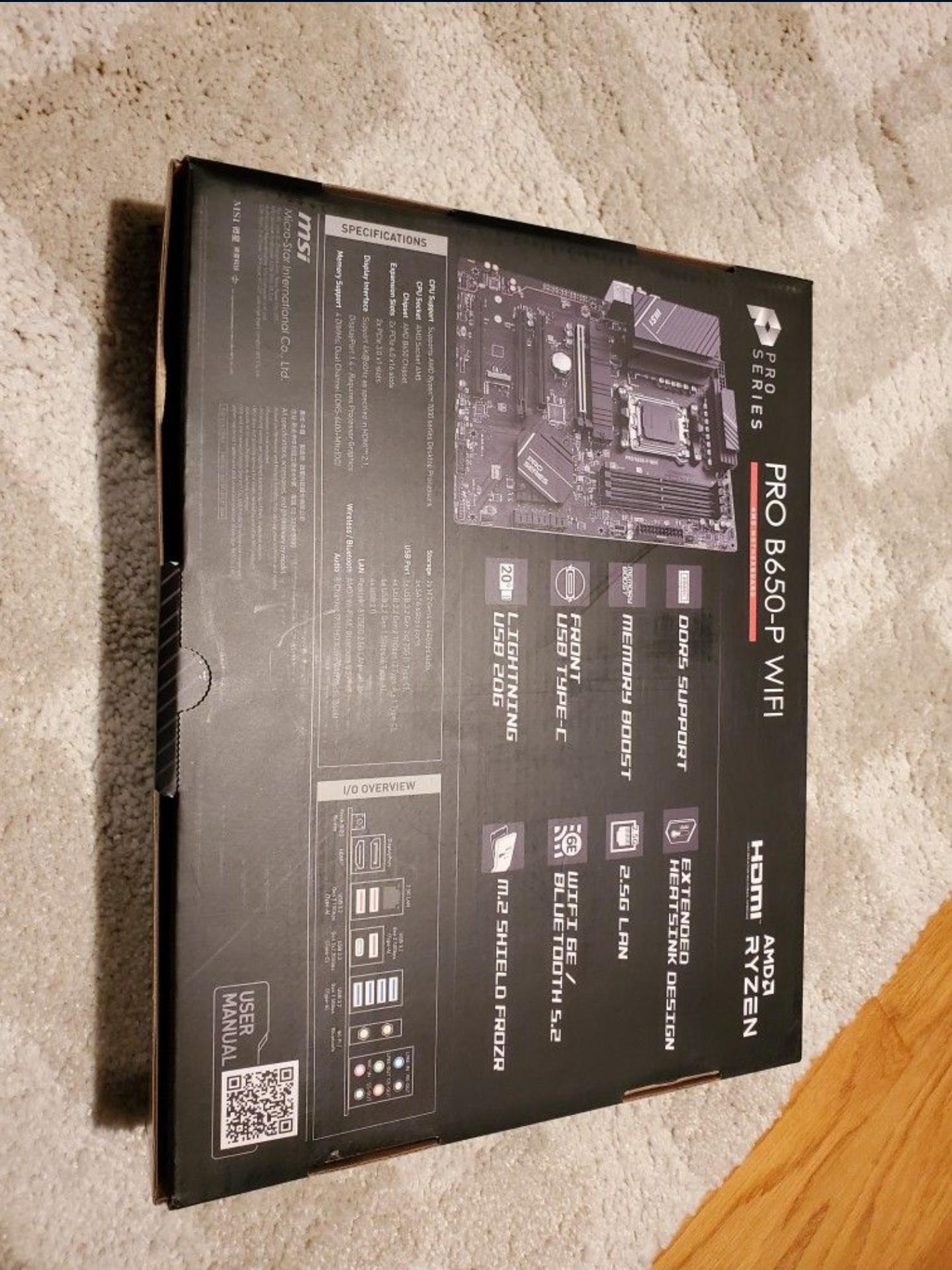 MSI PRO B650-P WIFI AM5 ATX