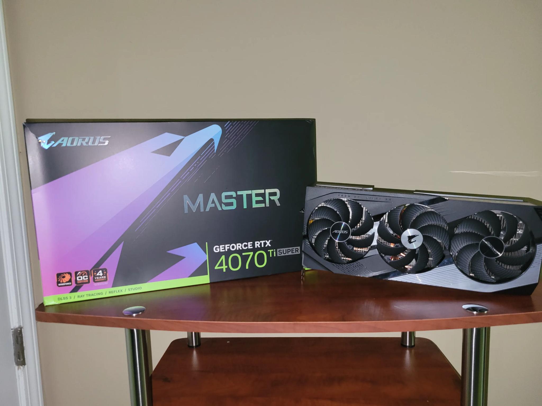 GIGABYTE GeForce RTX 4070 Ti Super Master 16GB 256-bit GDDR6X