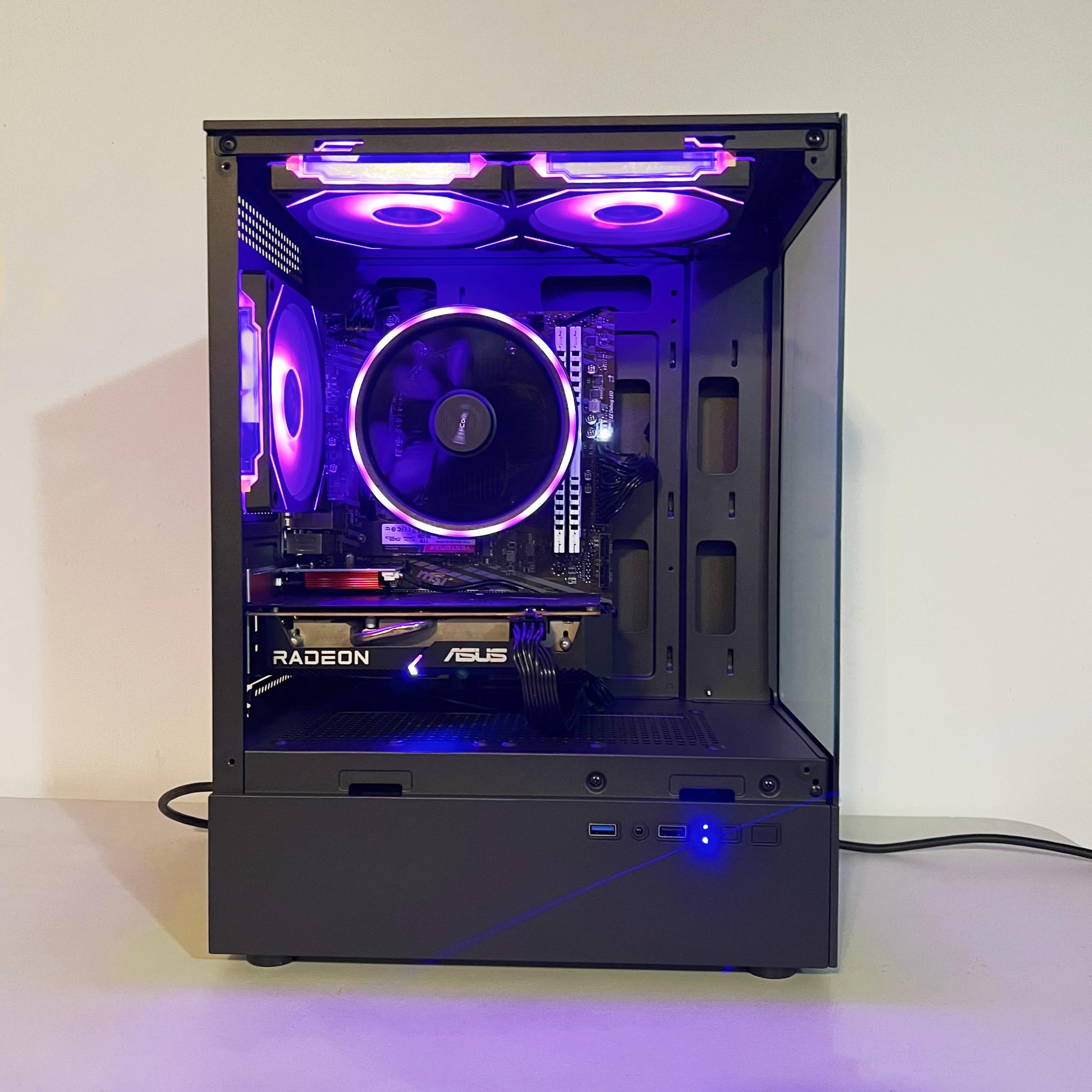 *For Sale* R5-4500 | RX6500XT | 1TB M.2 | 16GB RAM | WIFI|ARGB Fans - DepxTech Pre-Built PC