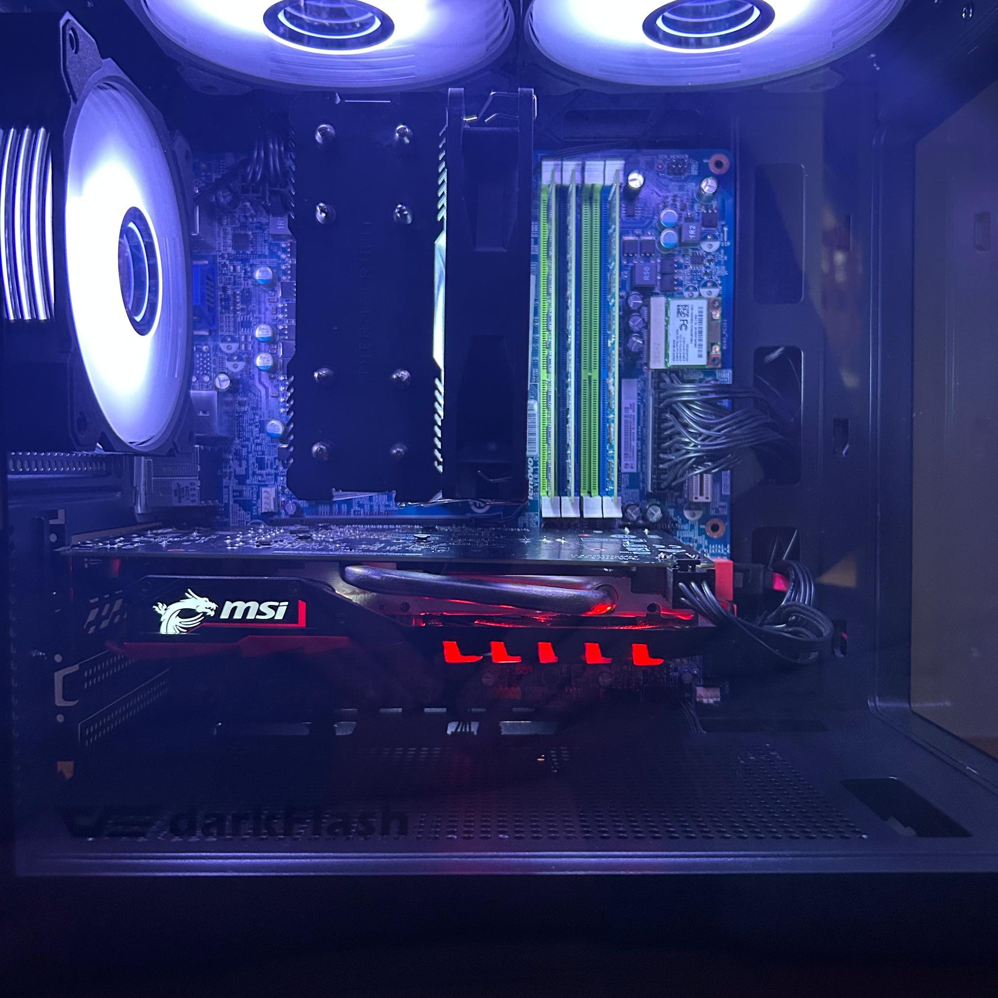 1080p Gaming PC Computer (MSI 1050ti, I7 3770, 12 GB DDR3)