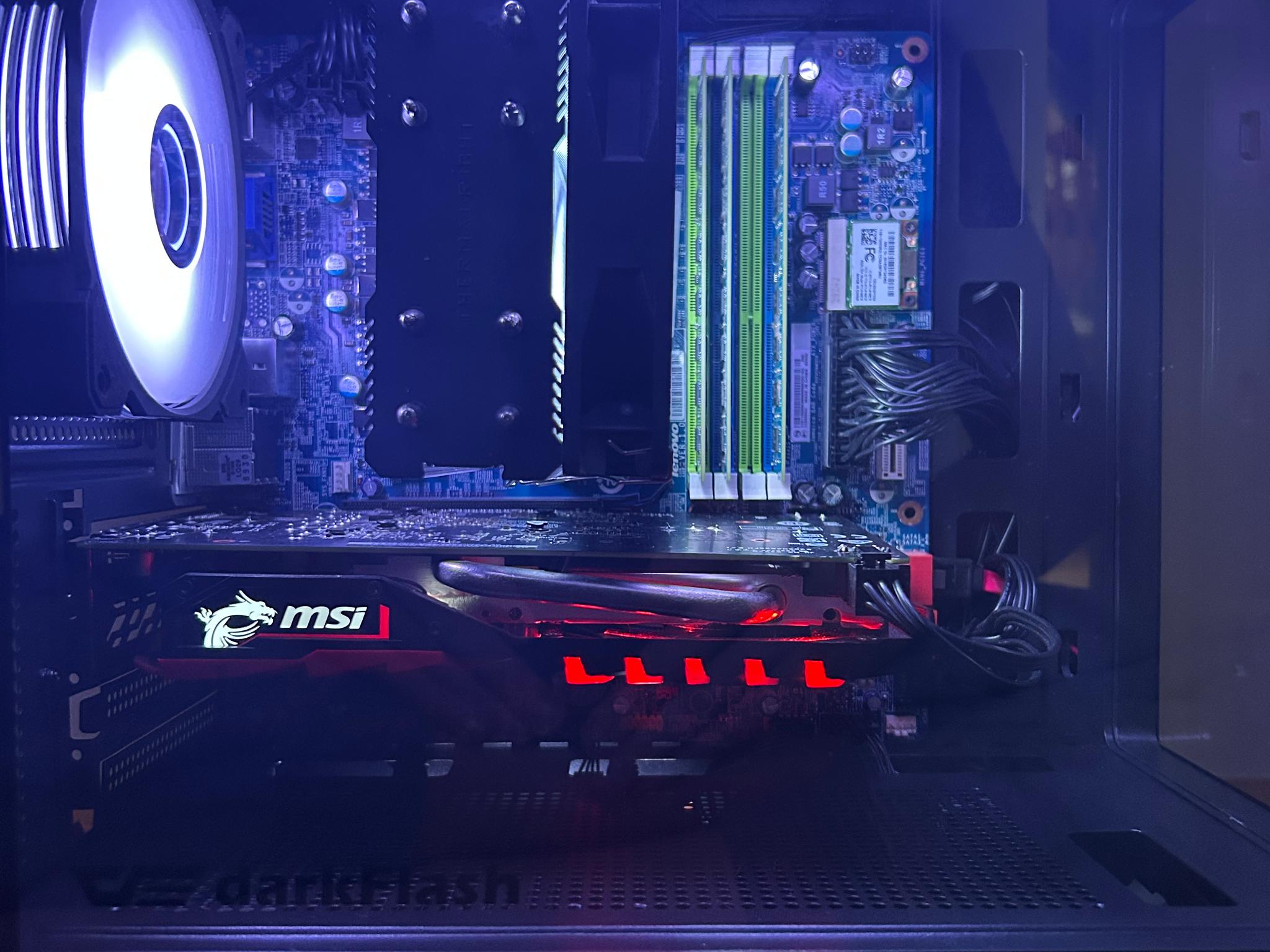 1080p Gaming PC Computer (MSI 1050ti, I7 3770, 12 GB DDR3)