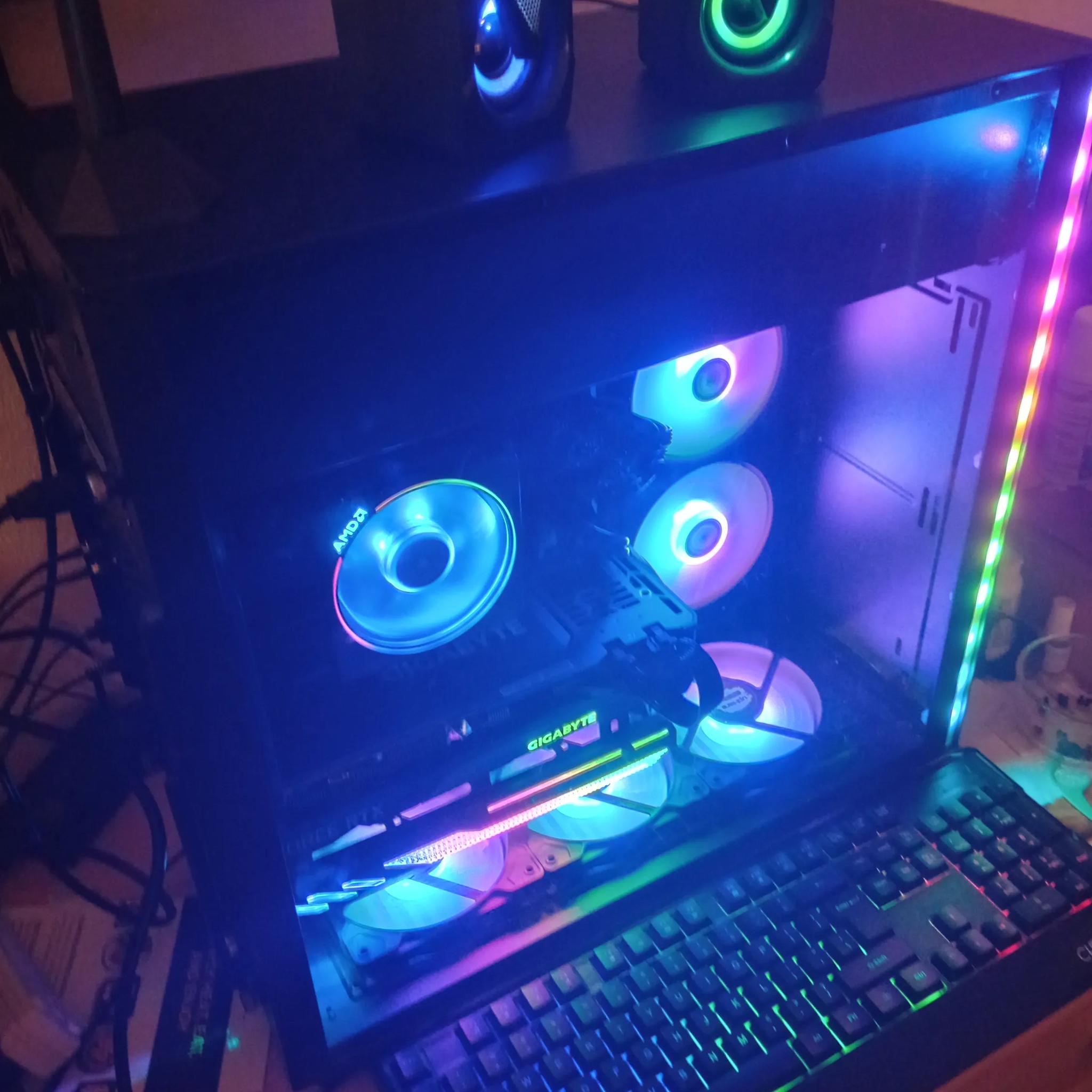 Ryzen 5 7500F, RTX 3060TI w/8gb VRAM, 16gb DDR5 RAM, 1TB SSD, 650 Watt PSU