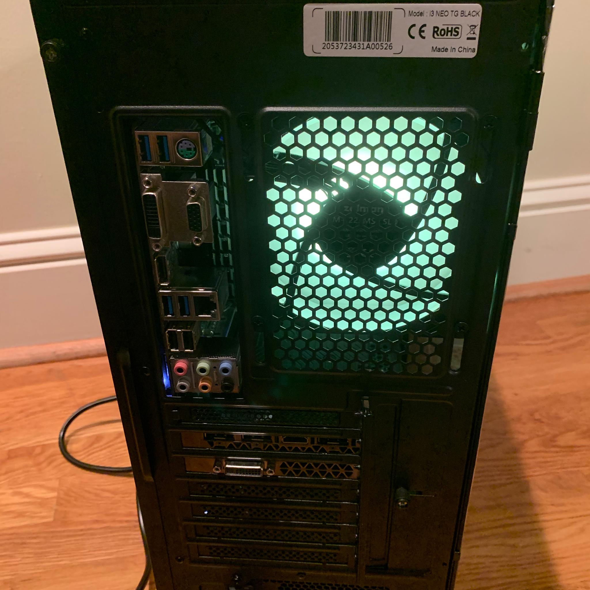 NVIDIA GTX 980 i5 7500 CUSTOM GAMING PC 16GB DDR4 512GB SSD RGB LIGHTING WINDOWS 10 INSTALLED