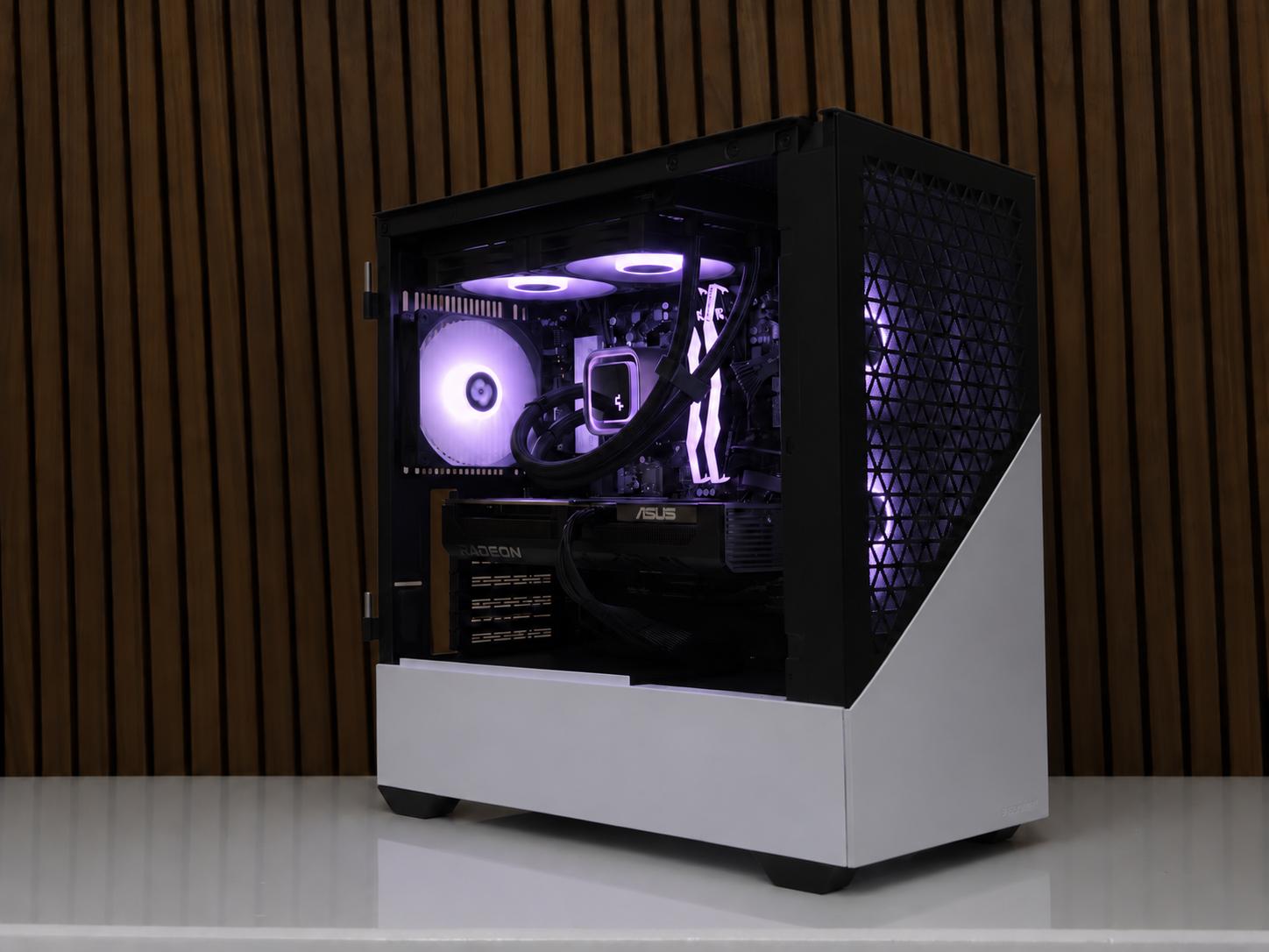 TEAM RED V1 Gaming PC | RX 9060XT 16GB | 7700 | 32GB DDR5 | Windows 11  WIFI | 1TB NVME