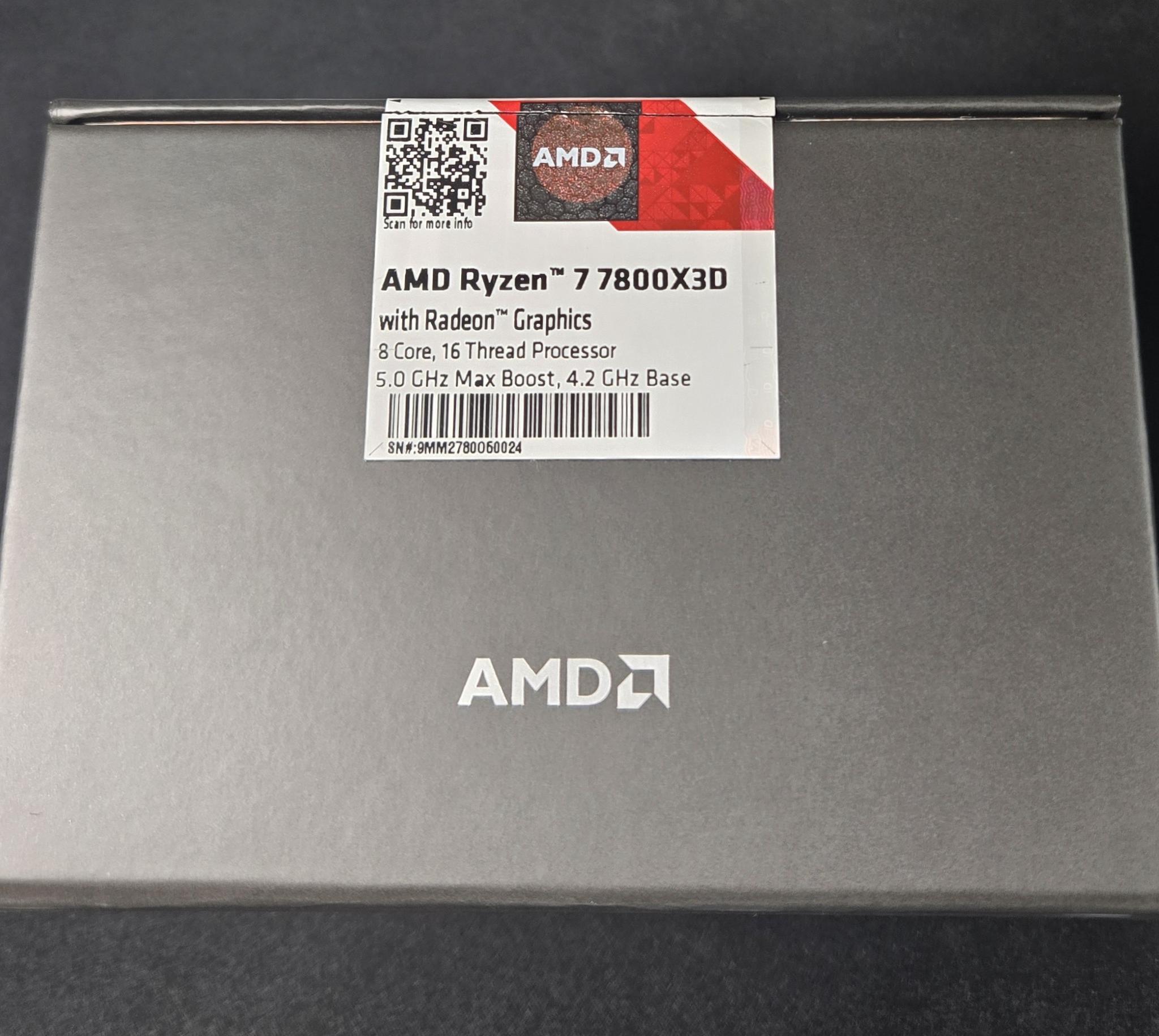 AMD Ryzen 7 7800X3D *Excellent Condition*
