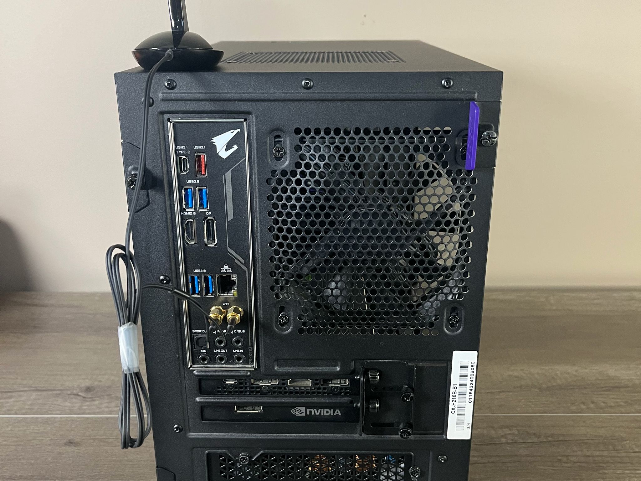 GeForce RTX 2070 Super Custom Gaming PC - Core i7-9700K, 16GB RAM - No Storage