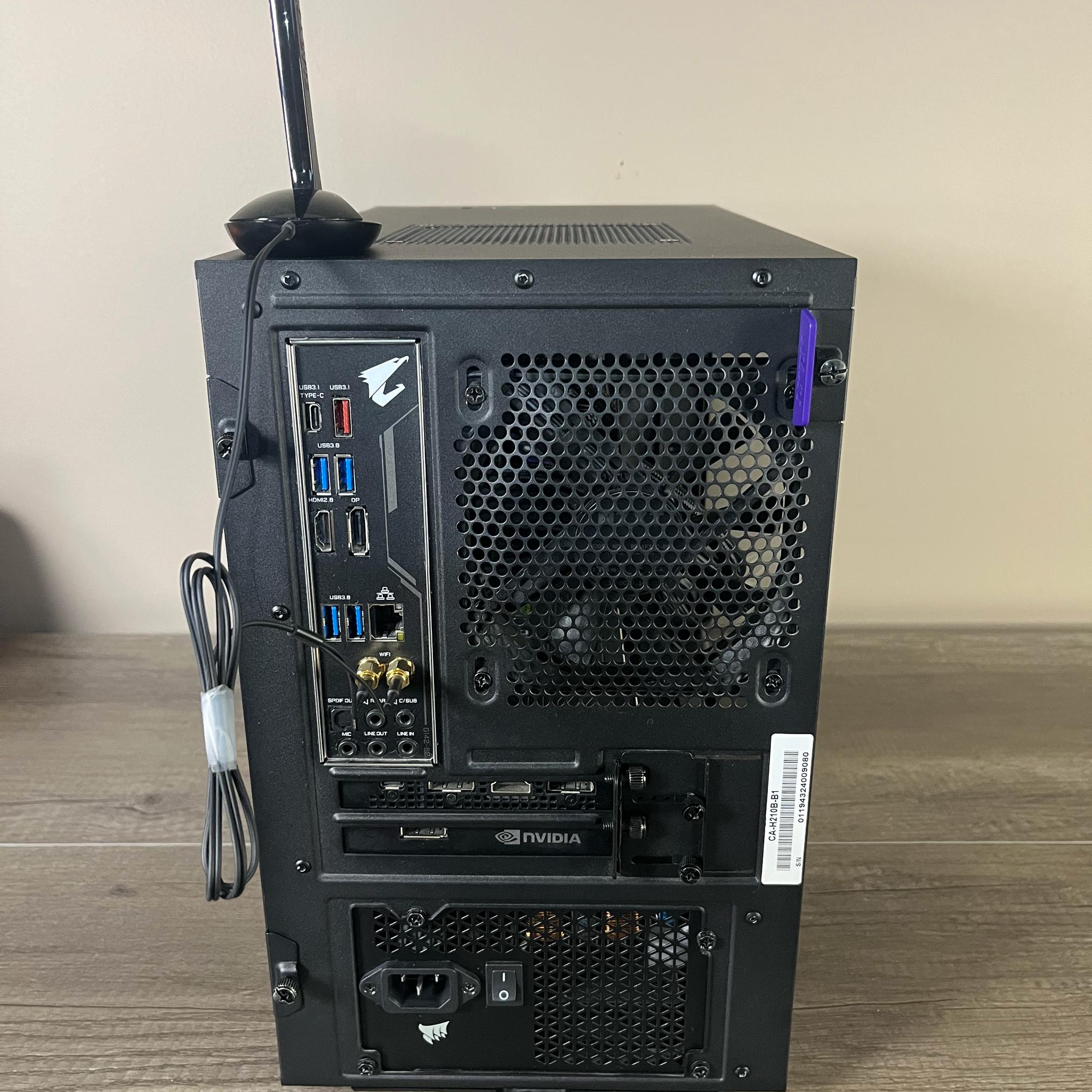 GeForce RTX 2070 Super Custom Gaming PC - Core i7-9700K, 16GB RAM - No Storage