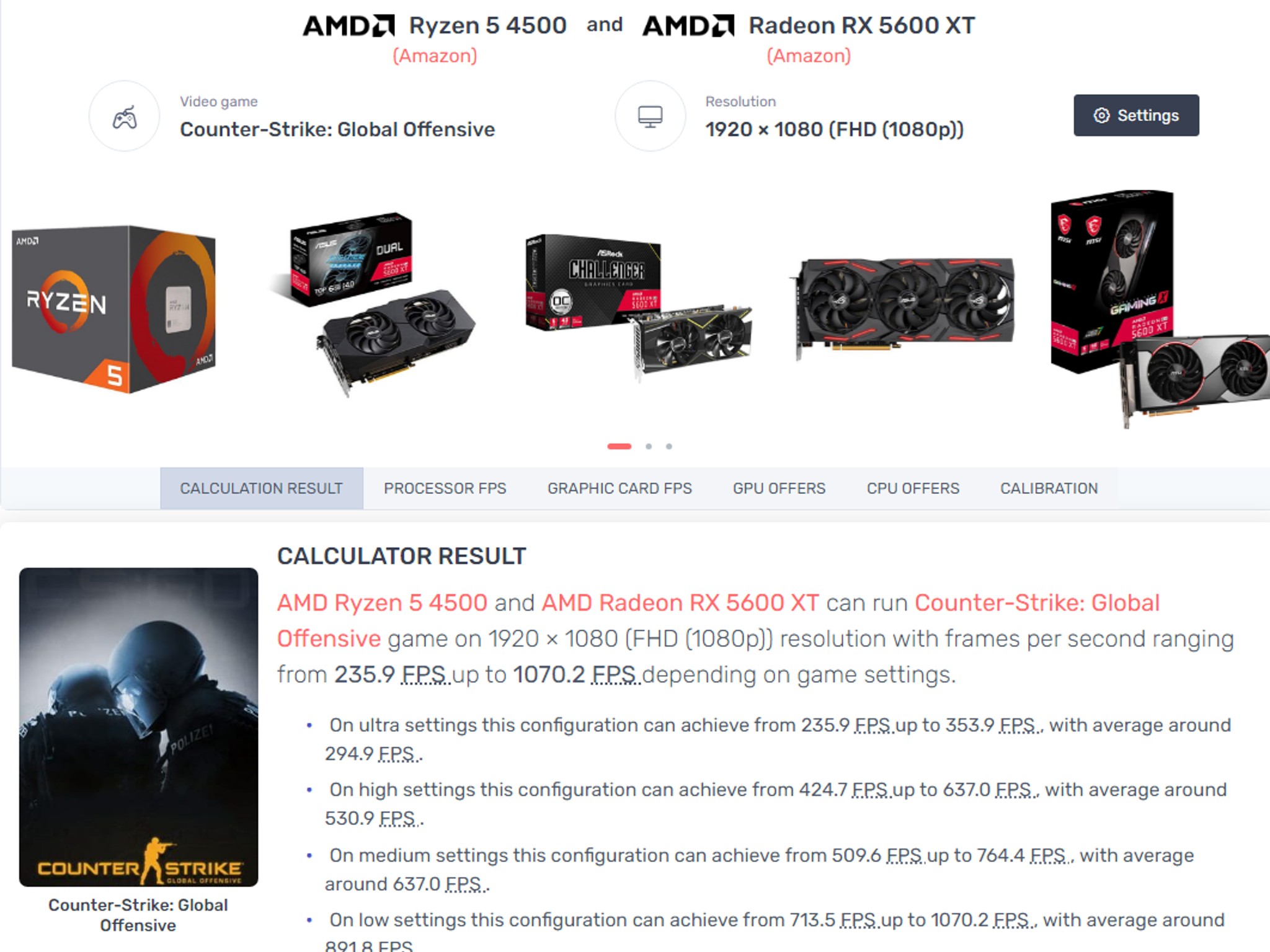 Budget friendly Ryzen 5 4500/RX 5600XT 6GB/16 GB DDR4 RAM/1 TB SSD/WIFI+LAN Ethernet