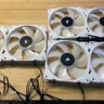Corsair White ML120 RGB Fans