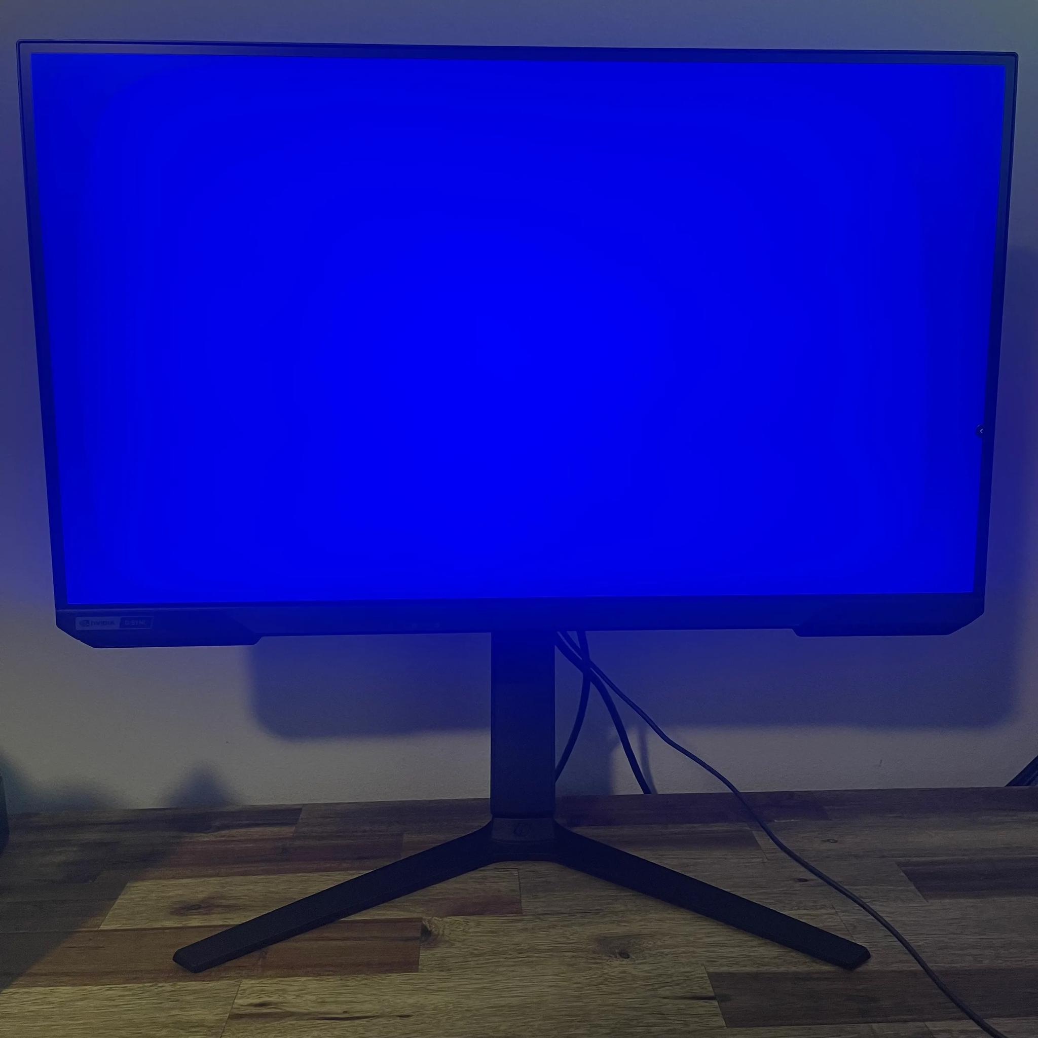 Samsung 27" Flat QHD 2k 165Hz HDR10 Gsync and Freesync IPS 1ms Gaming Monitor - S27AG500PN