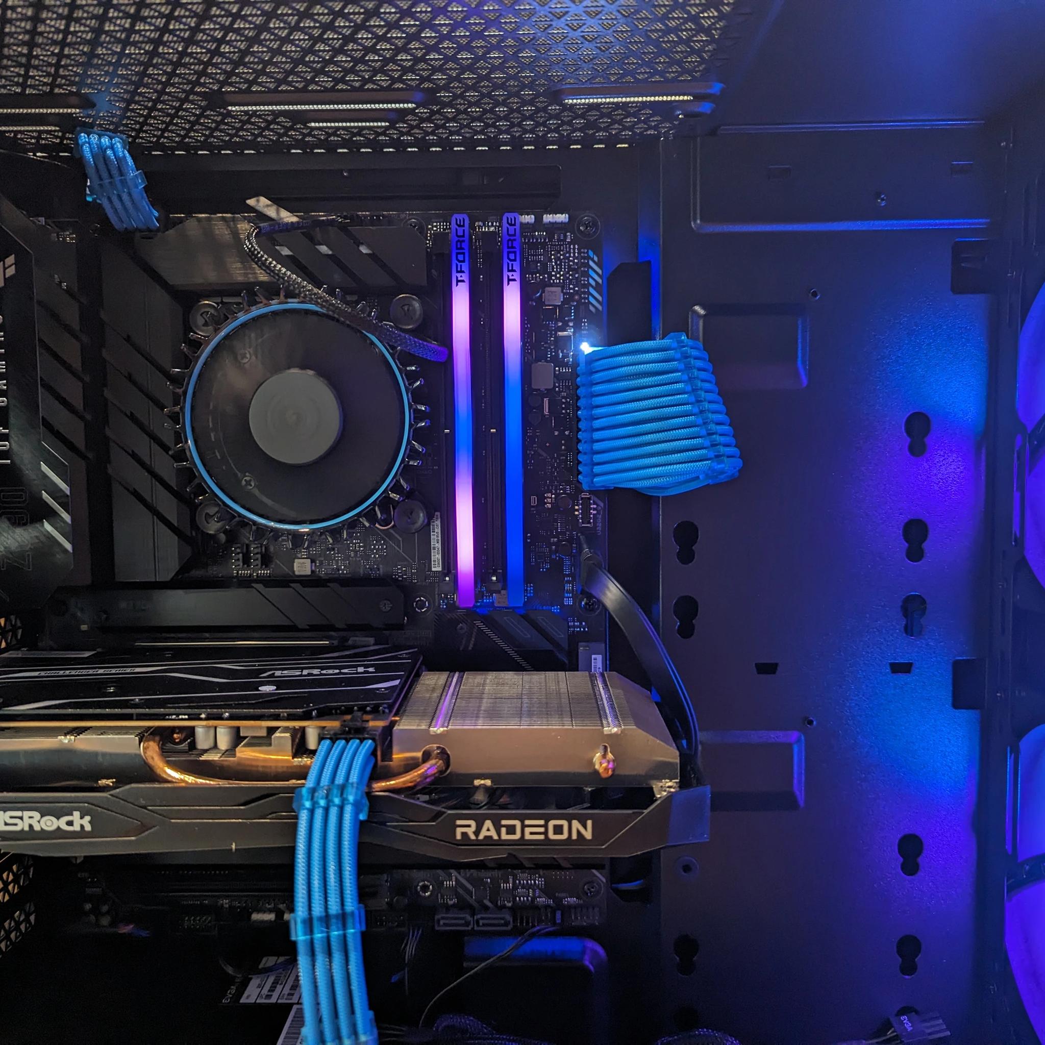 Entry Level RGB Budget Gaming PC - Brand New - Intel i3 13100 / Radeon RX6600 / 16GB RAM / 1TB SSD