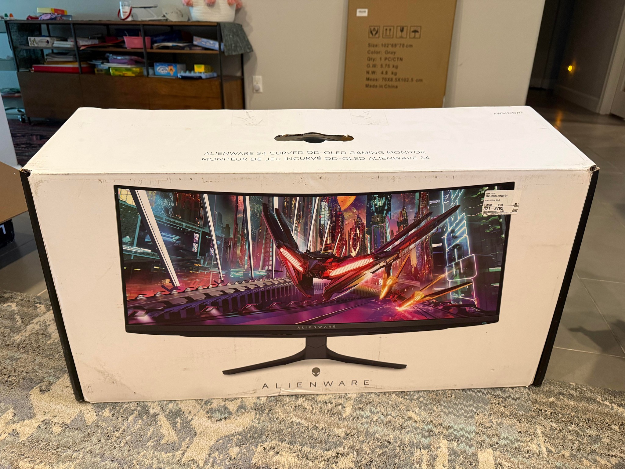 Alienware AW3423DWF Ultrawide OLED Gaming Monitor