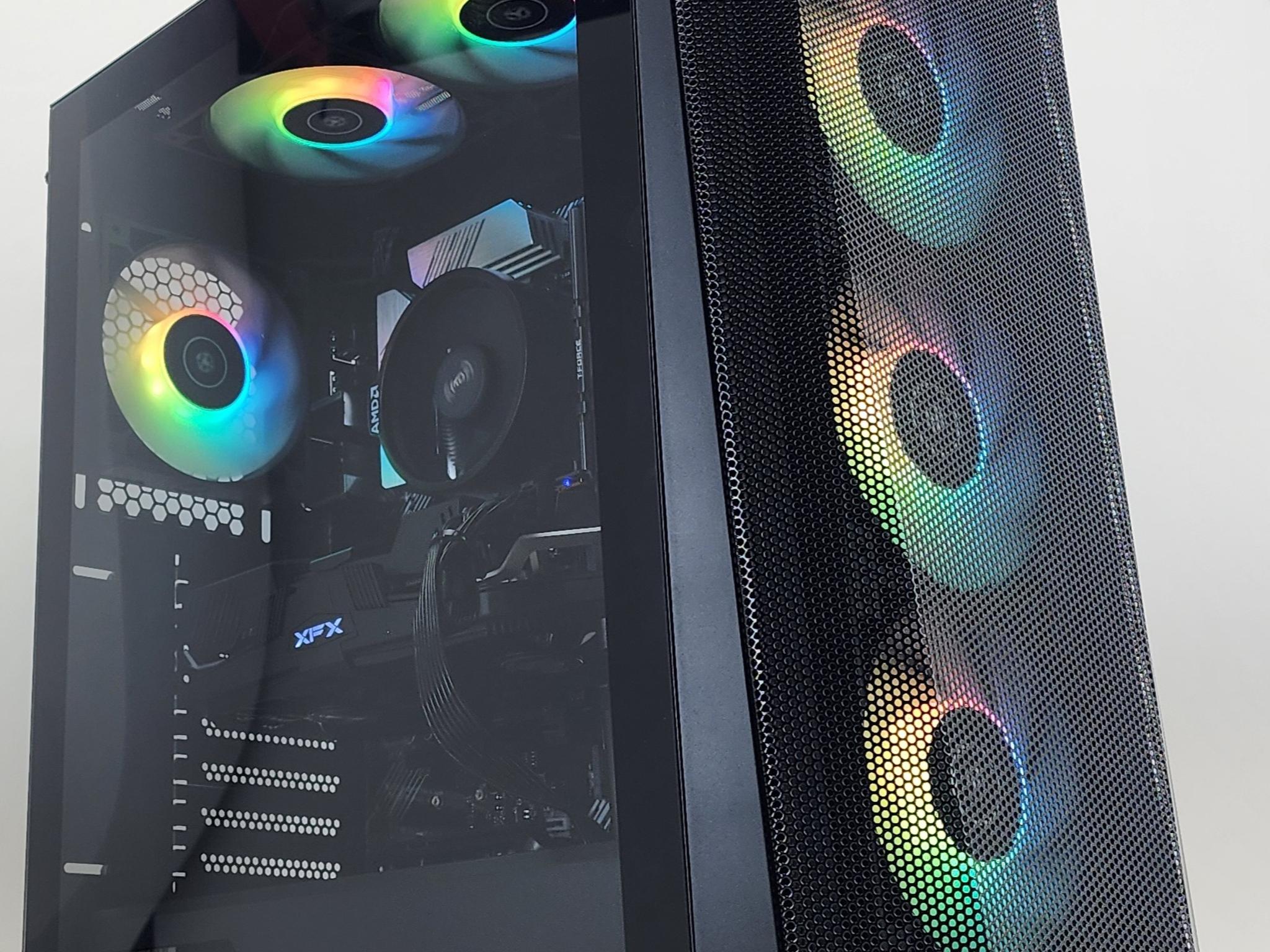 Gaming PC Ryzen 5 3600 32GB RAM 512GB SSD RX 5700 XT 8GB Windows 11 Computer