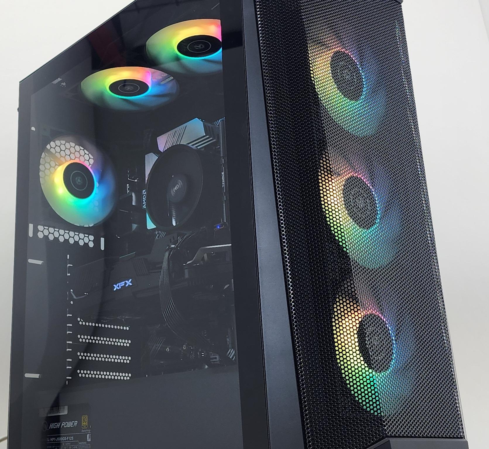 Gaming PC Ryzen 5 3600 32GB RAM 512GB SSD RX 5700 XT 8GB Windows 11 Computer