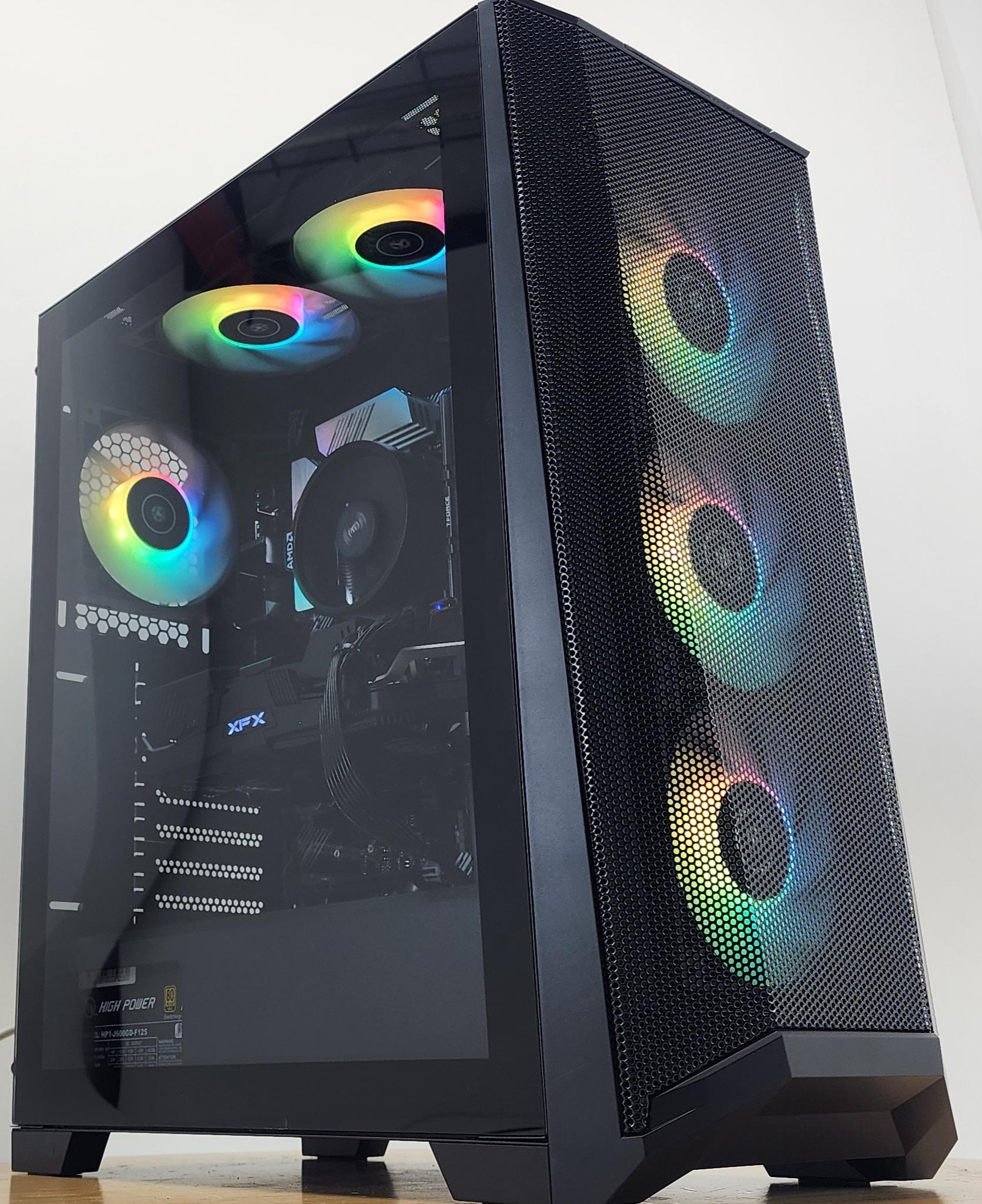 Gaming PC Ryzen 5 3600 32GB RAM 512GB SSD RX 5700 XT 8GB Windows 11 Computer
