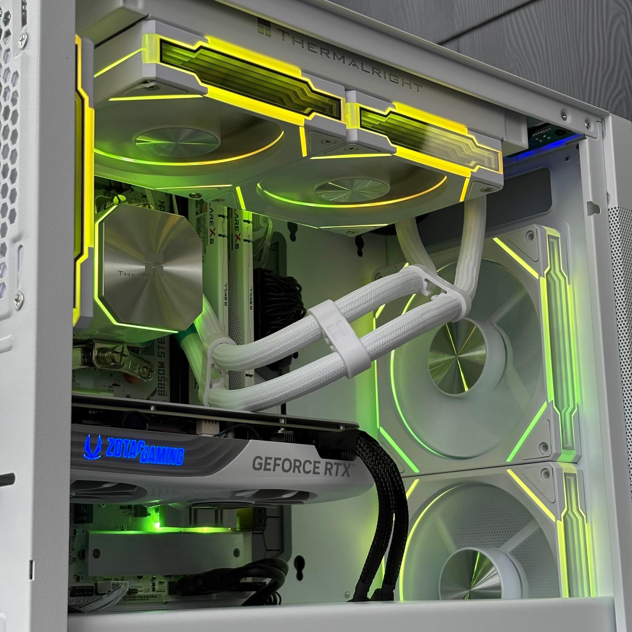 ❄️ Snowclaw 🐾 – Ryzen 7 7700 ⚡ | RTX 4070 Super 🧊 | 32GB DDR5 🐱 | 1TB NVMe 💽