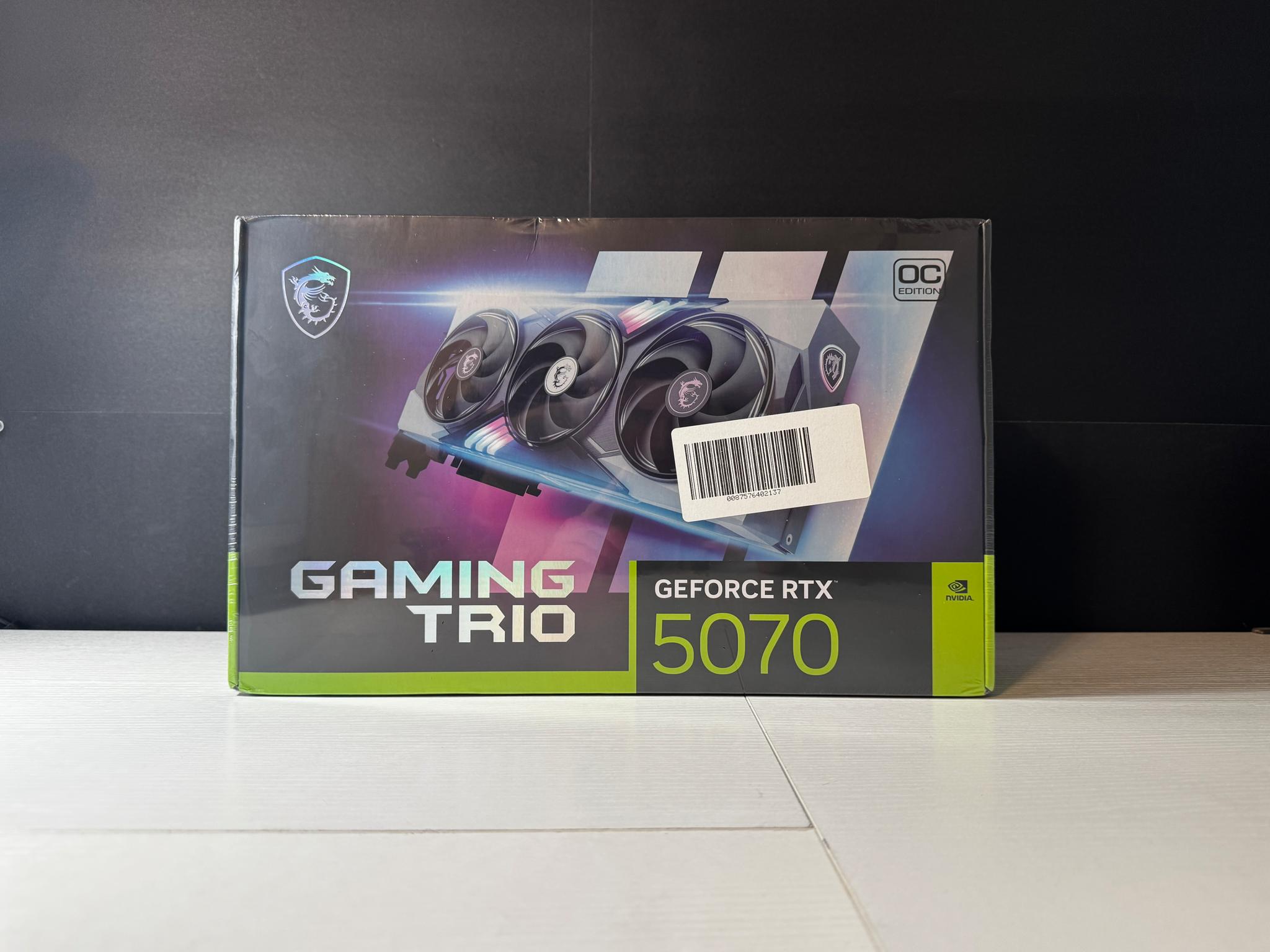 NEW GeForce RTX™ 5070 12G GAMING TRIO OC