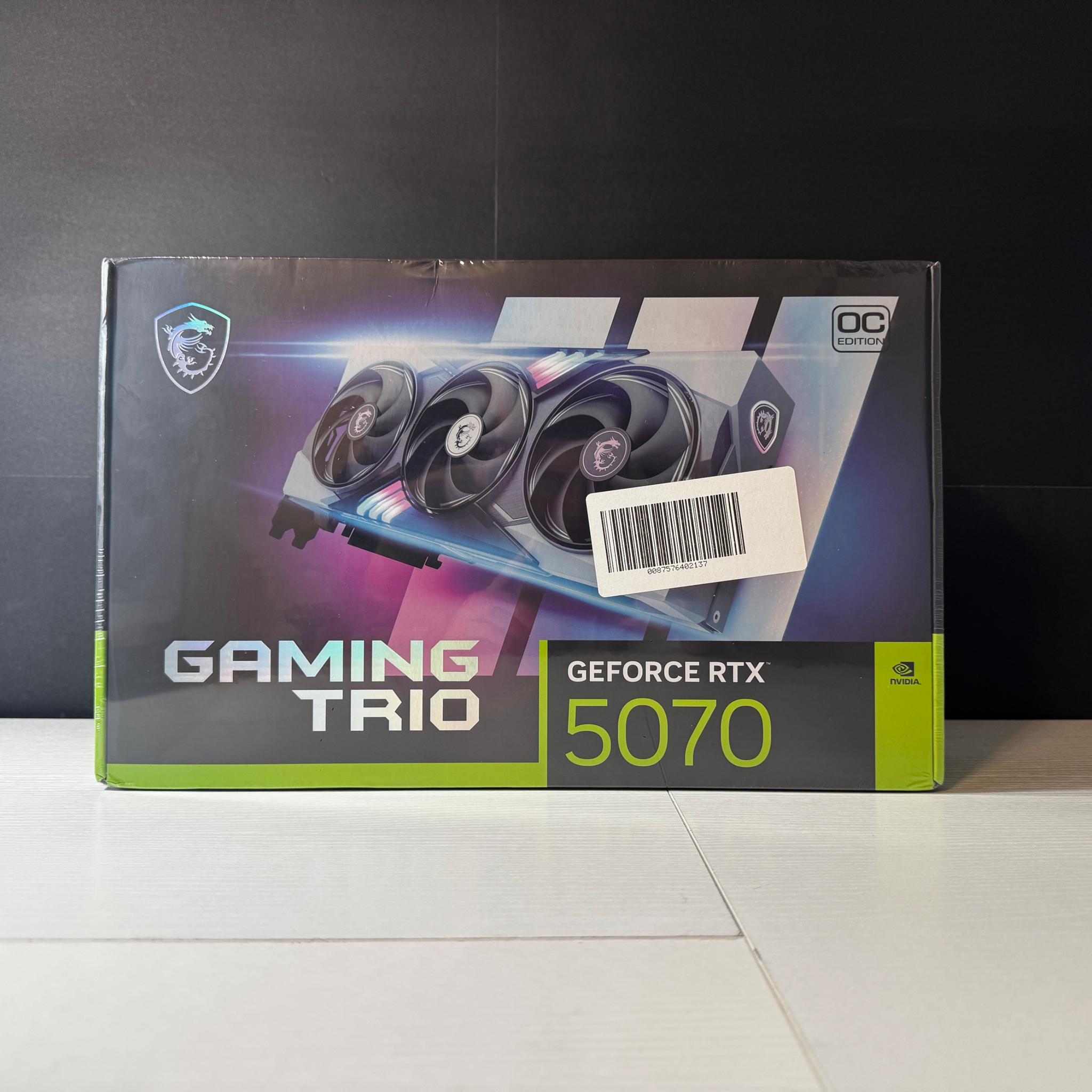 NEW GeForce RTX™ 5070 12G GAMING TRIO OC