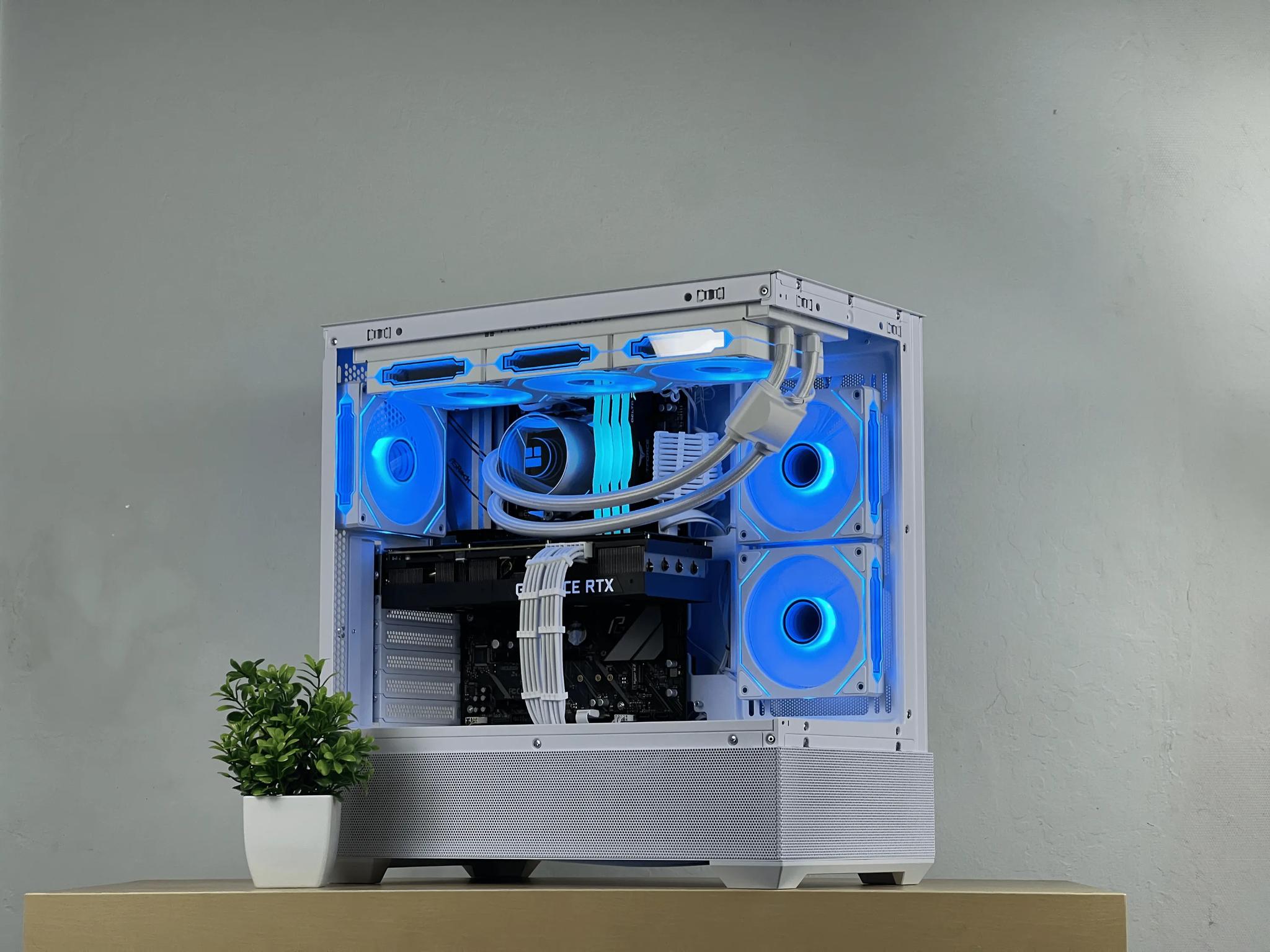 🧊1440P Gaming PC // RTX 3080 10GB // Ryzen 7 5700X // 1TB NVMe SSD // 32GB RAM | WiFi + ...