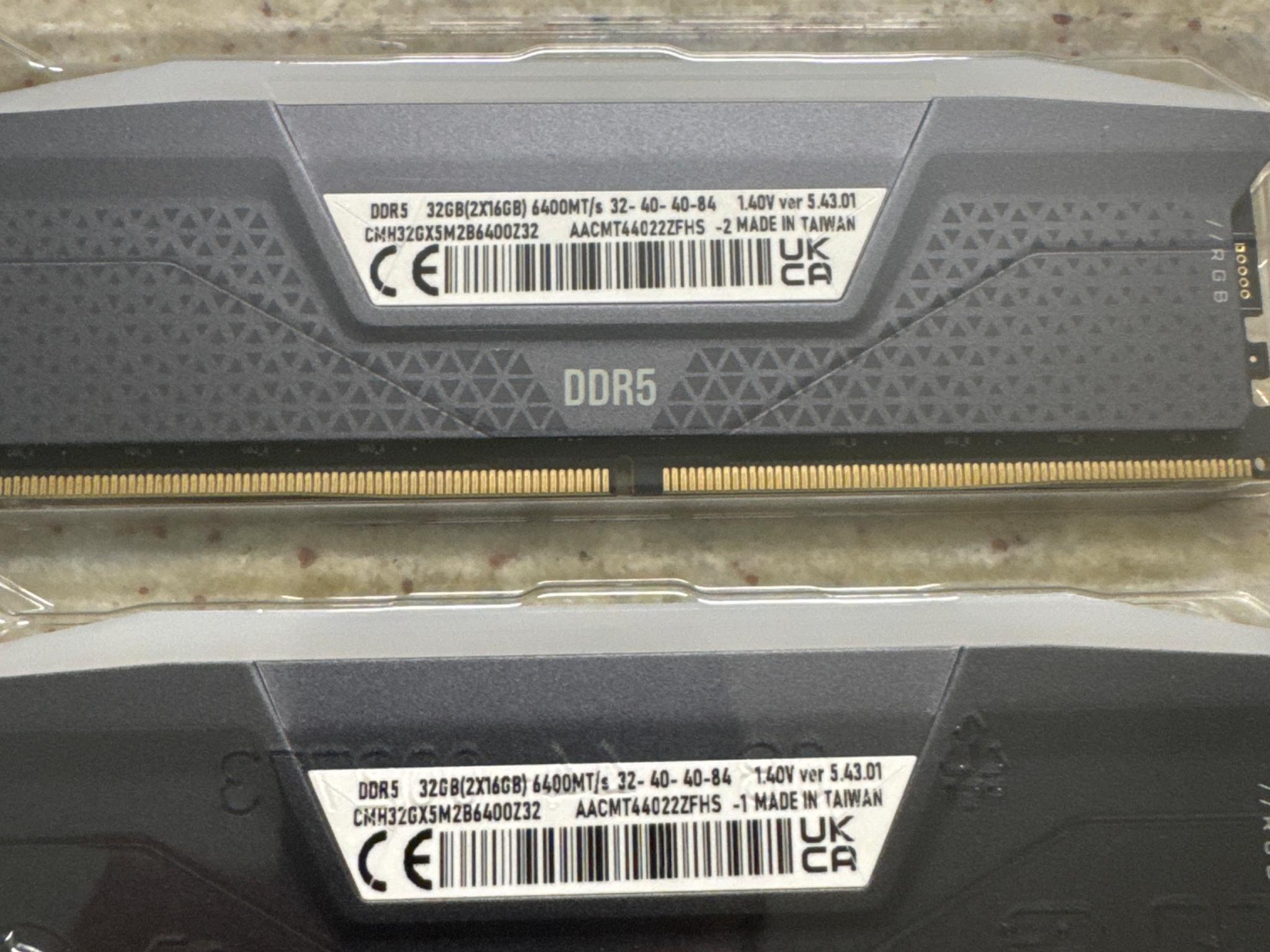 Corsair rgb vengeance ddr5 32gb