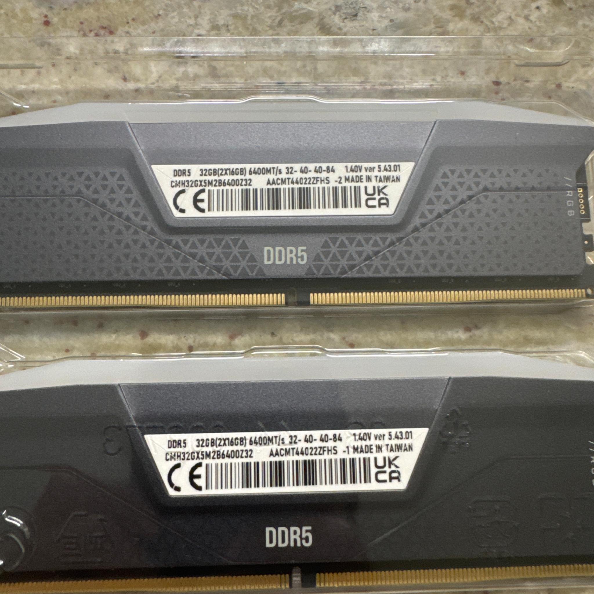 Corsair rgb vengeance ddr5 32gb