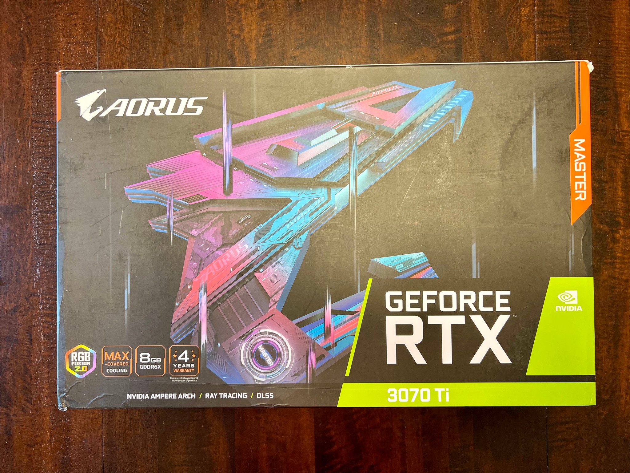 Gigabyte AORUS GeForce RTX 3070 Ti MASTER 8G