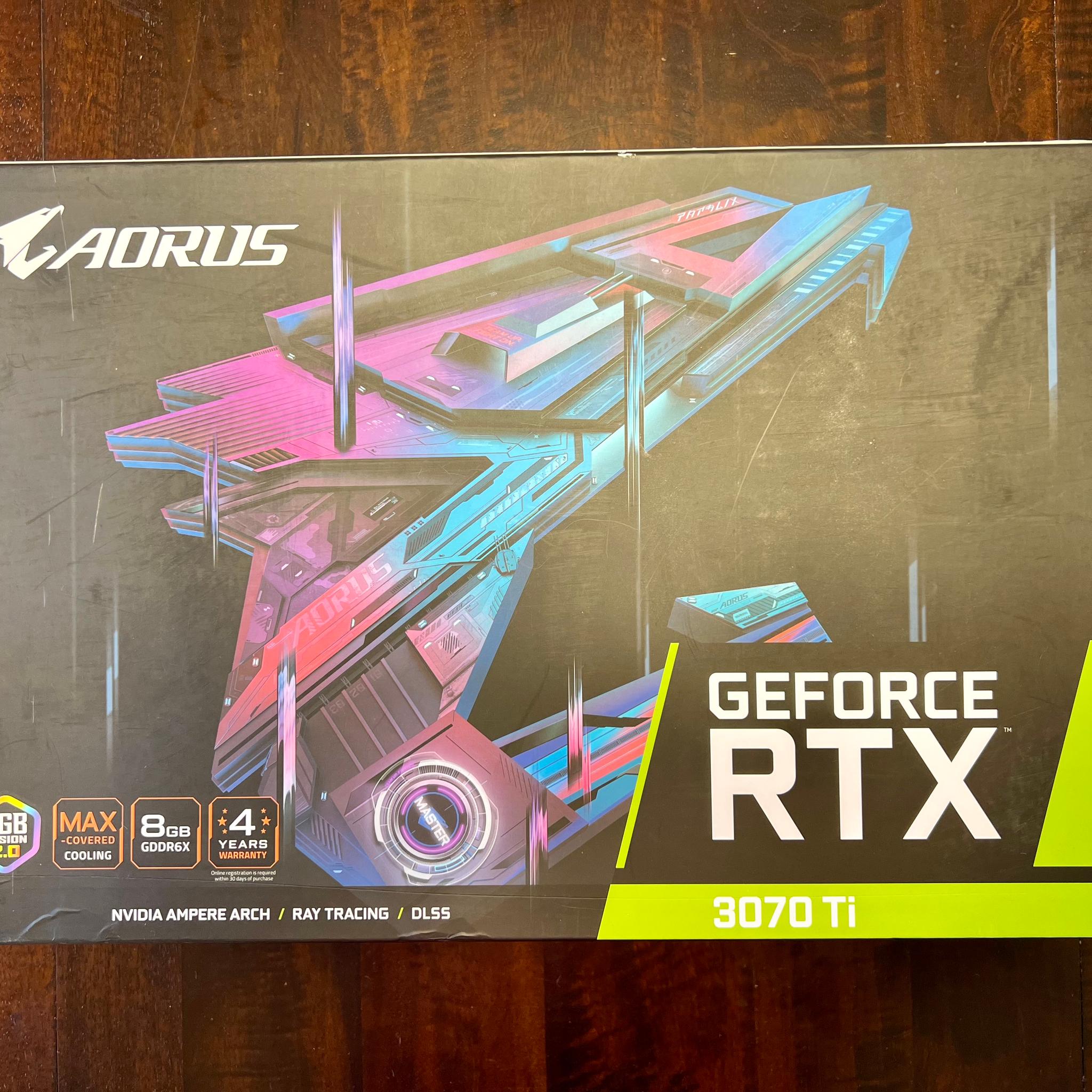 Gigabyte AORUS GeForce RTX 3070 Ti MASTER 8G