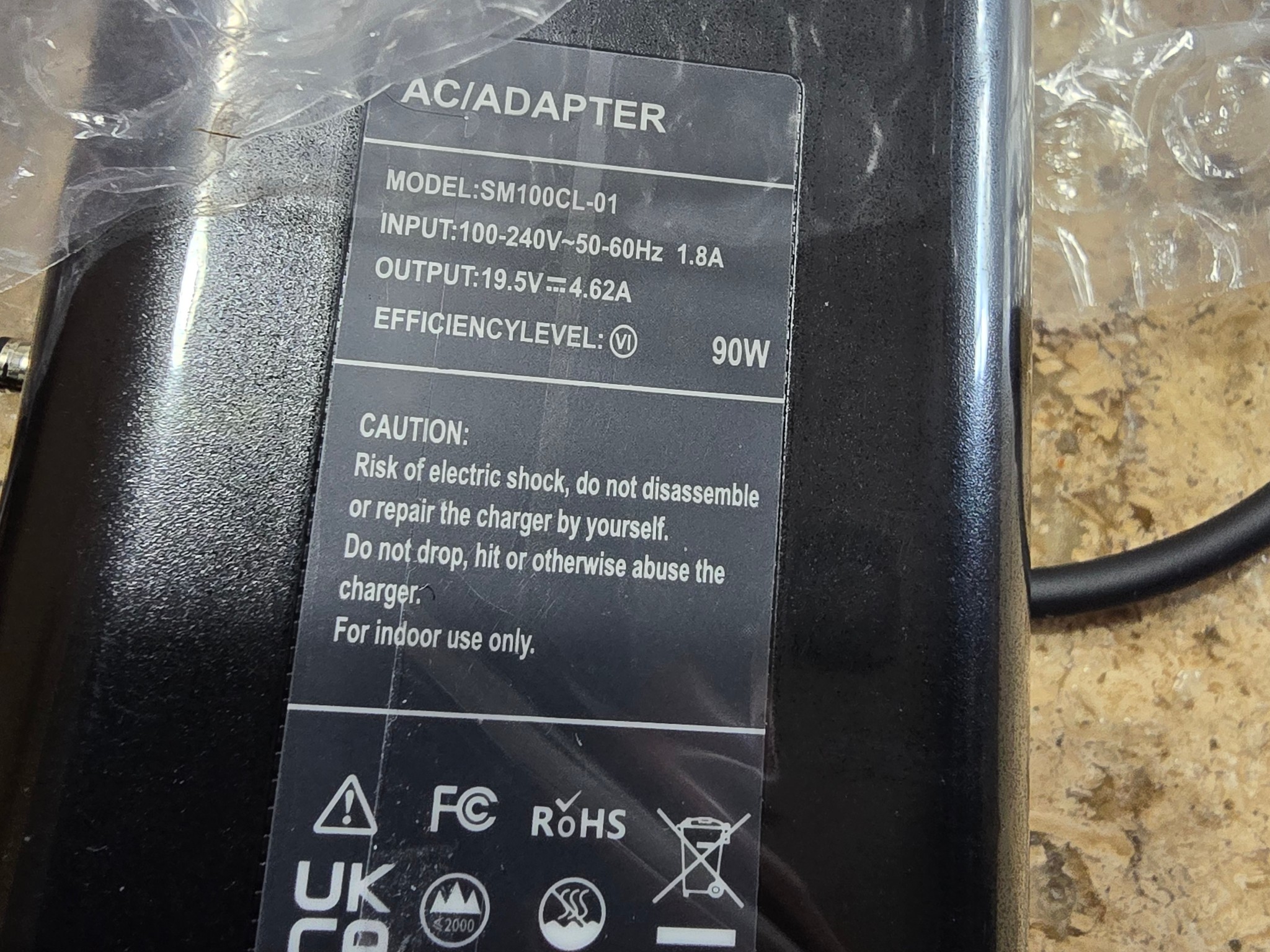 90W 65W Laptop Charger Compatible with Dell Latitude Inspiron Vostro XPS Power Supply AC Adapter