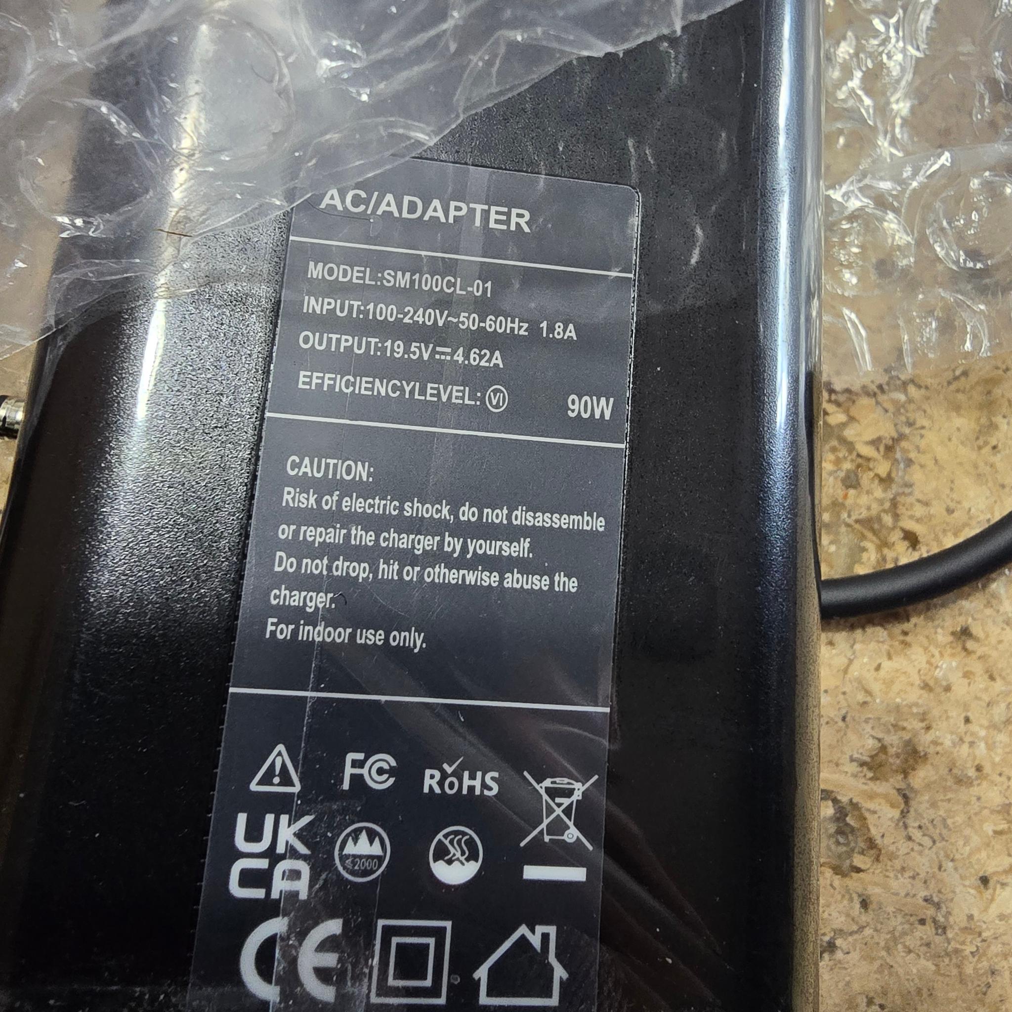 90W 65W Laptop Charger Compatible with Dell Latitude Inspiron Vostro XPS Power Supply AC Adapter
