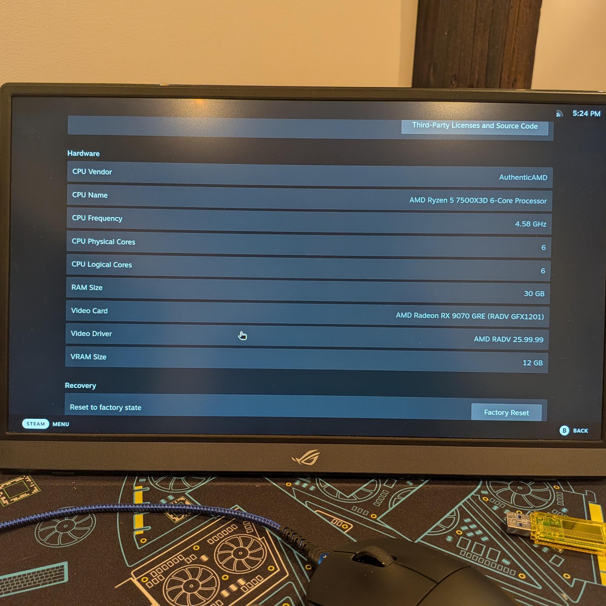 1440p Blackout - RX 9070 GRE, Ryzen 5 7500X3D, 32 GB DDR5 RAM, 2TB NVMe SSD, SteamOS