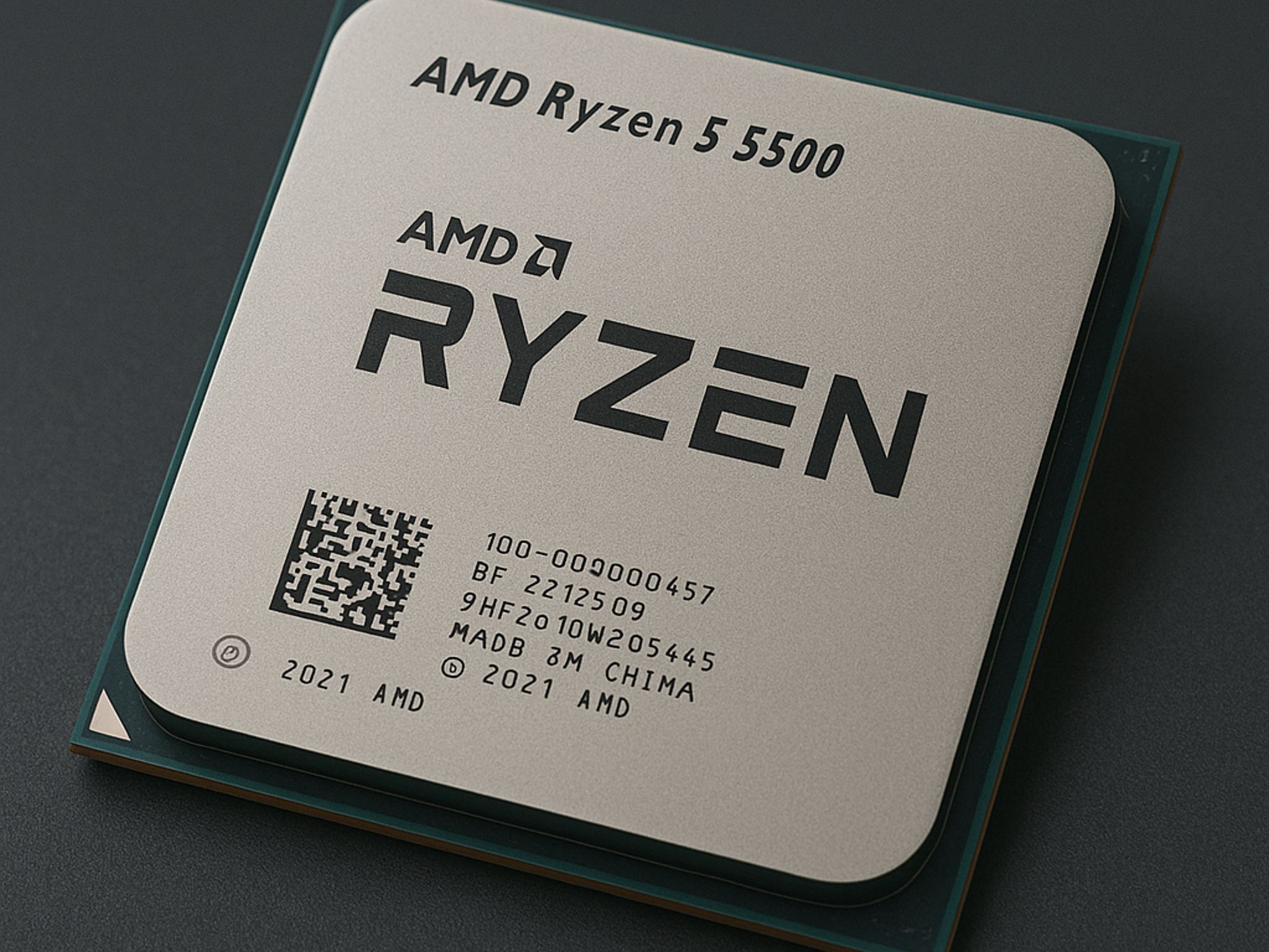 Ryzen 5 5500 6-Core CPU – Fast, Clean, Great for Budget Builds!