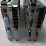 Two GTX 690 GPUs for Quad SLI (with SLI bridge). Tested, works well.