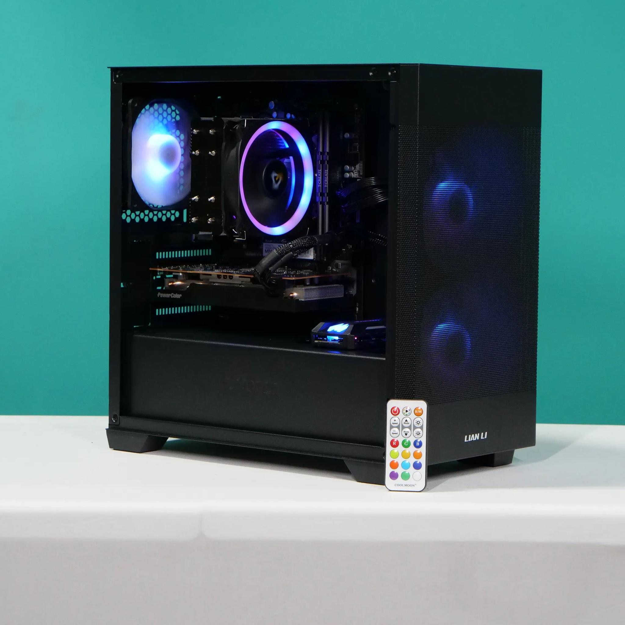 UCW Ready to Play B450 "Go into the light"  Build (R7-2700X + RX 6600 8GB + 16gb RAM + 2tb nvme)